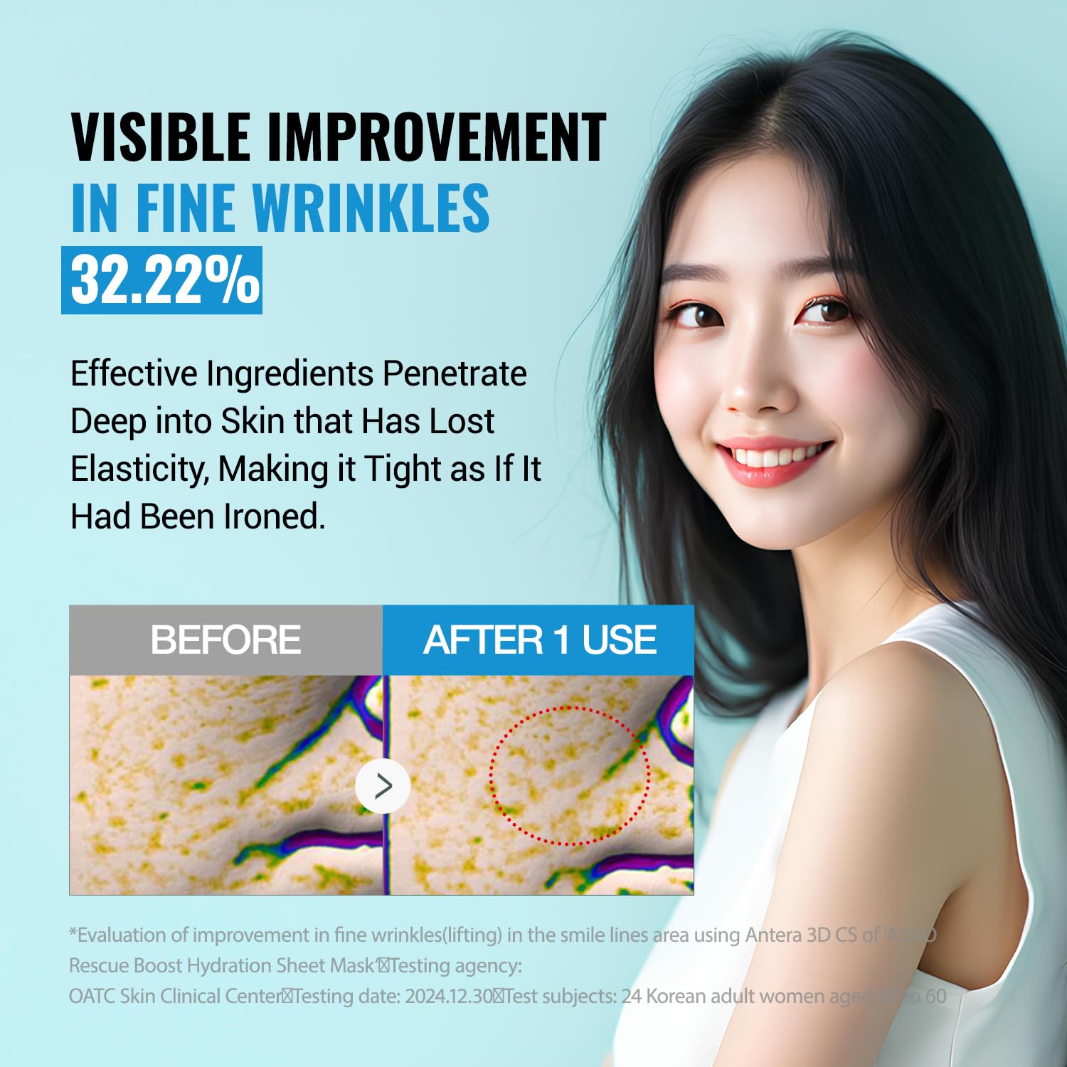 ASNO Rescue Boost Hydration Sheet Mask 5ea – Vegan Collagen - ASNO