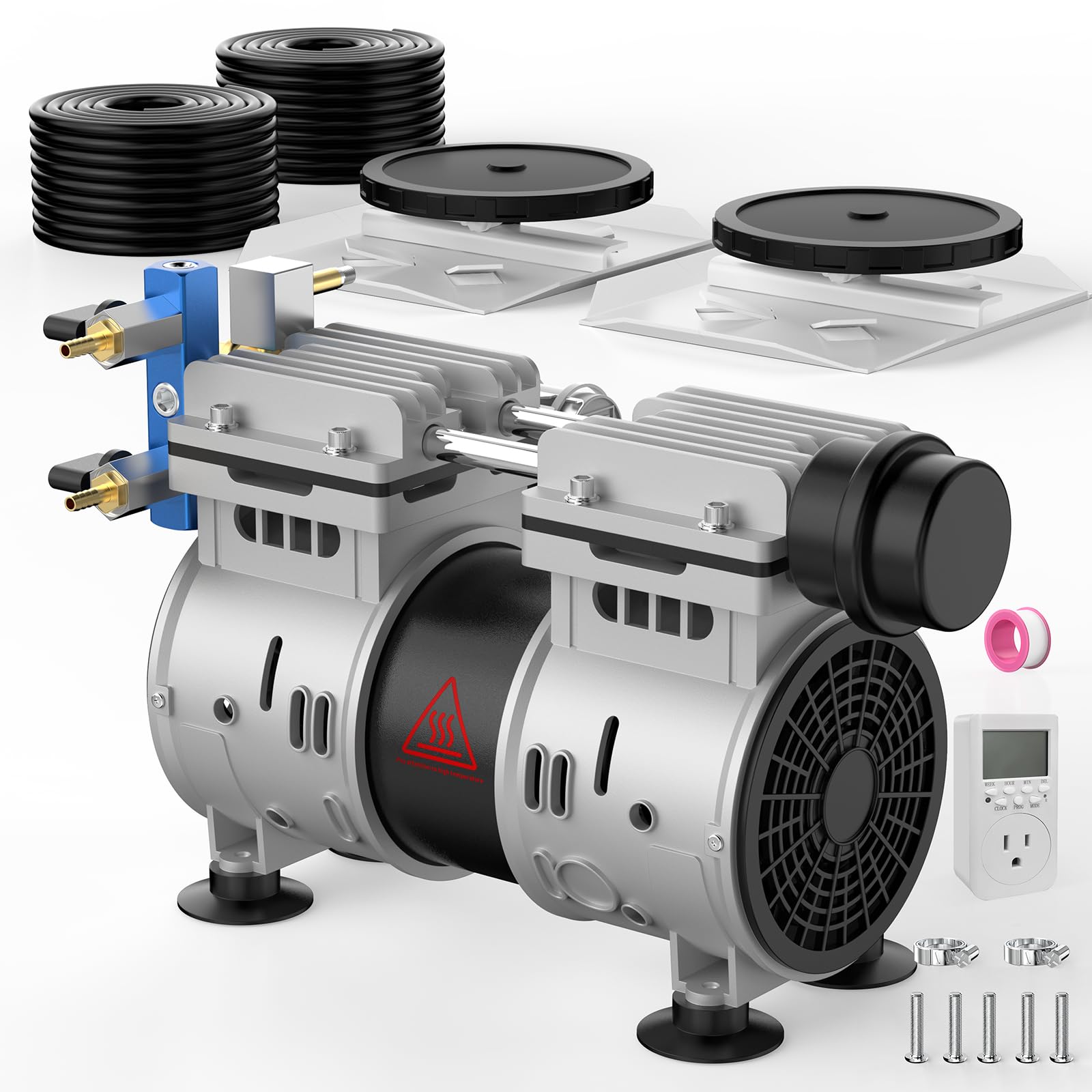 AZZUNOX 8.2CFM Pond Aerator Pump, Pond & Lake Aeration System for - AZZUNOX Official Product View 8