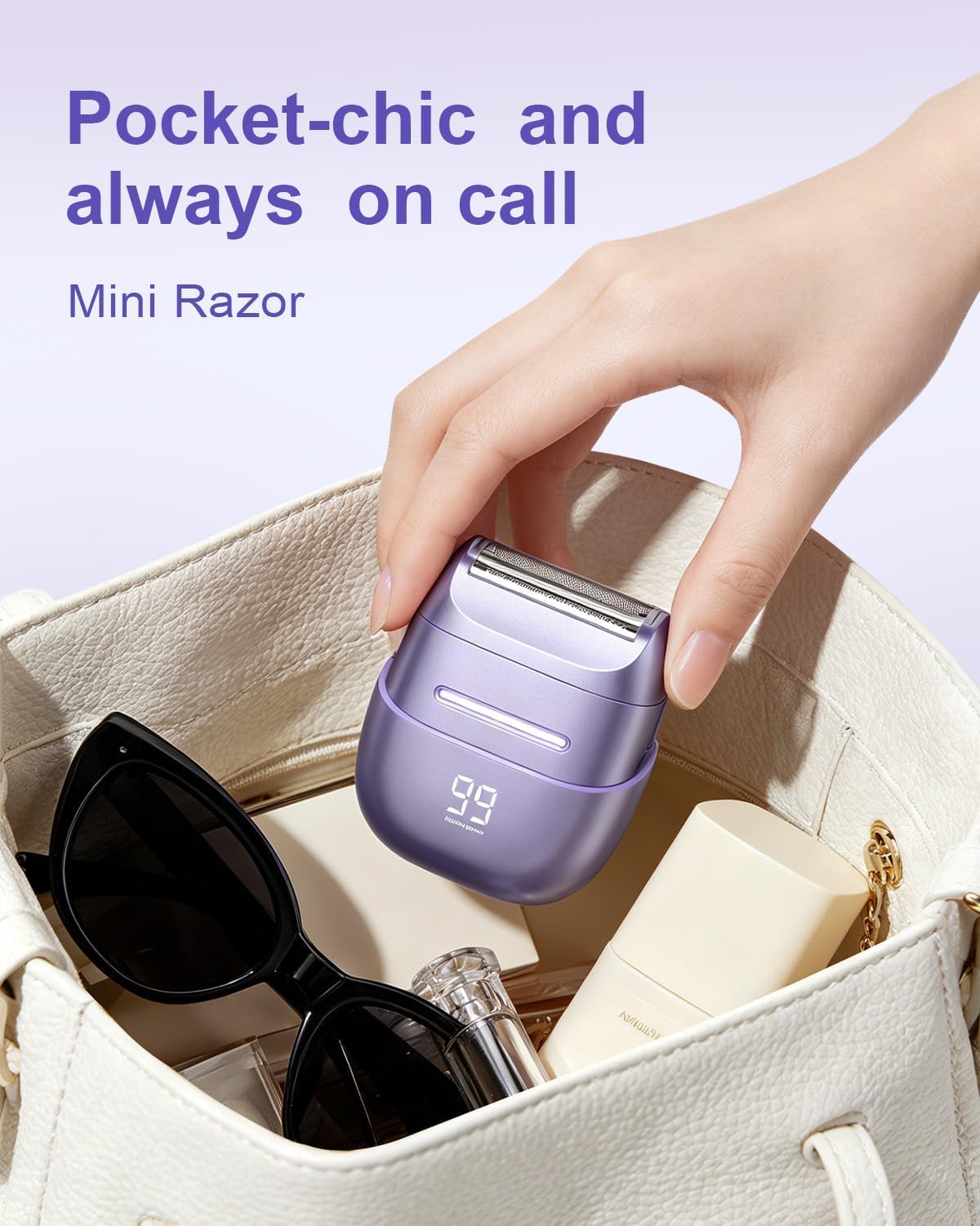 Electric Shaver for Women Waterproof Mini Electric Razors - unimiko Official Imagery - 7