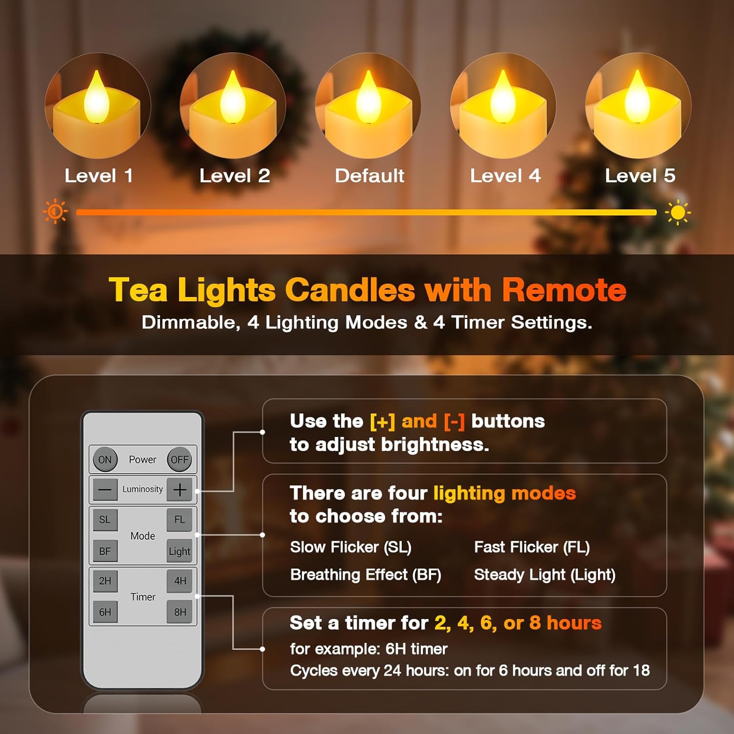 Yme rechargeable tea light candles with charger and storage base, 12-pack battery-operated LED candles for ambient lighting