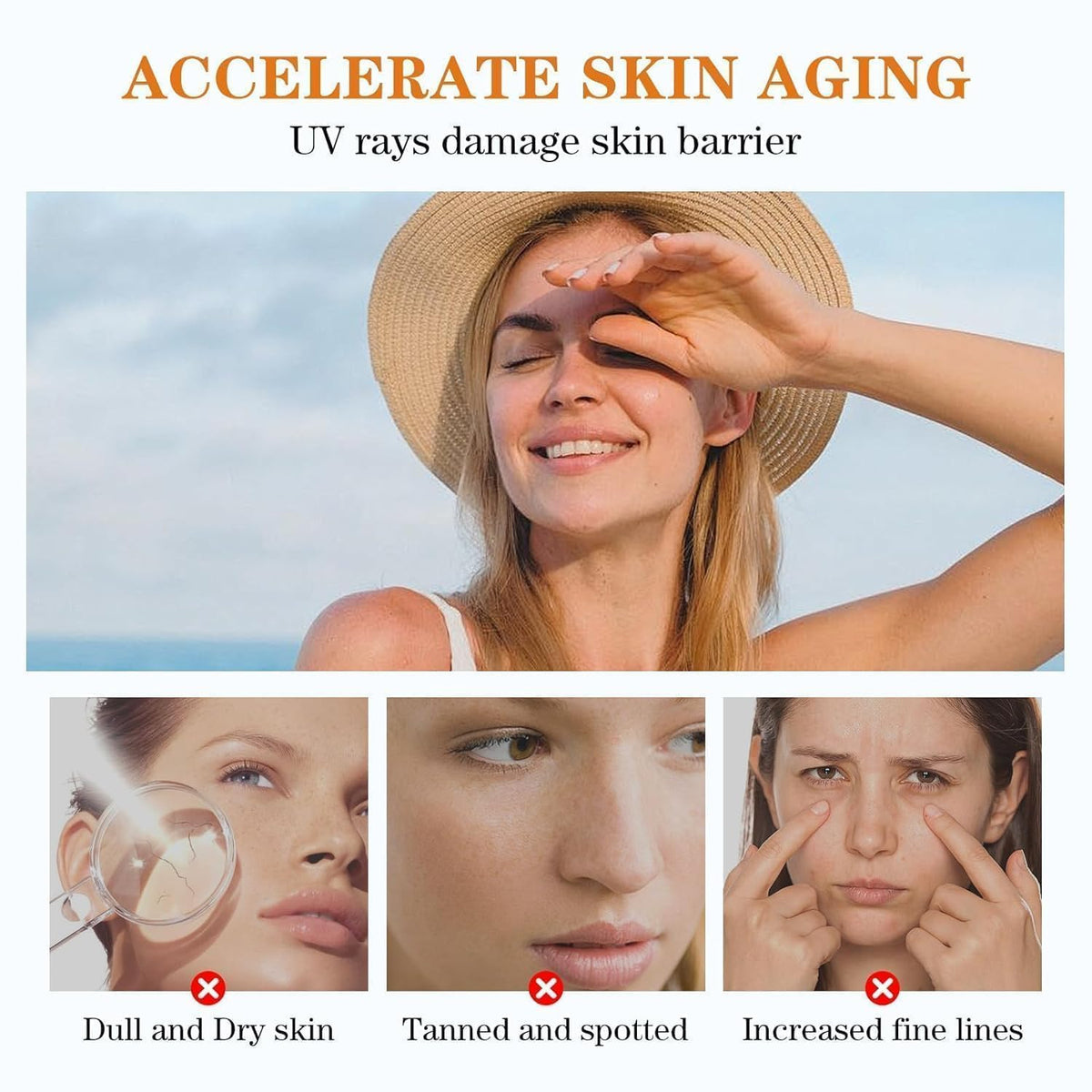 2PC Korean Sunscreen SPF50 PA Skin Care Solution Rice and - Rptokt Official Imagery - 4