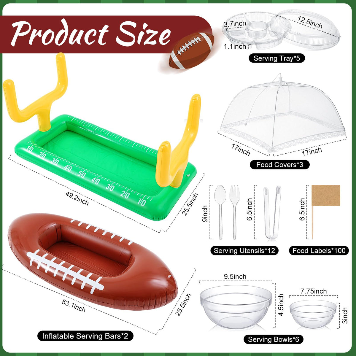 FillTouch 128 Pcs Inflatable Buffet Cooler for Parties 2 - FillTouch Official Imagery - 4