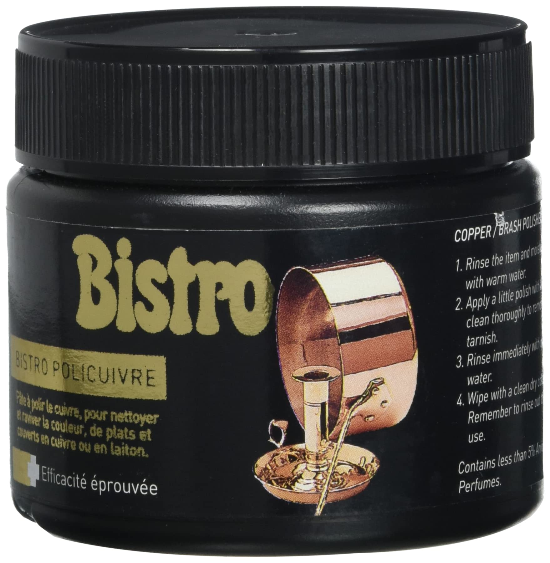 Matfer Bourgeat Bistro Copper Cleaning Paste, 5 fl. oz.