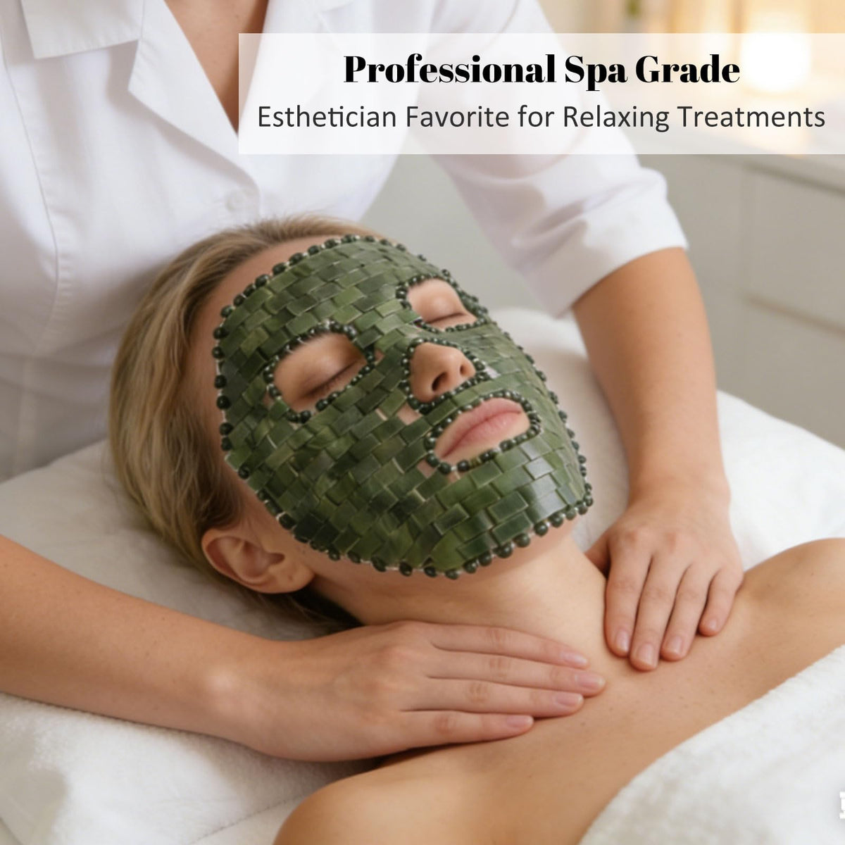 ideayard Jade Mask Handmade Skin Care Tool for Home SPA - ideayard Official Imagery - 7
