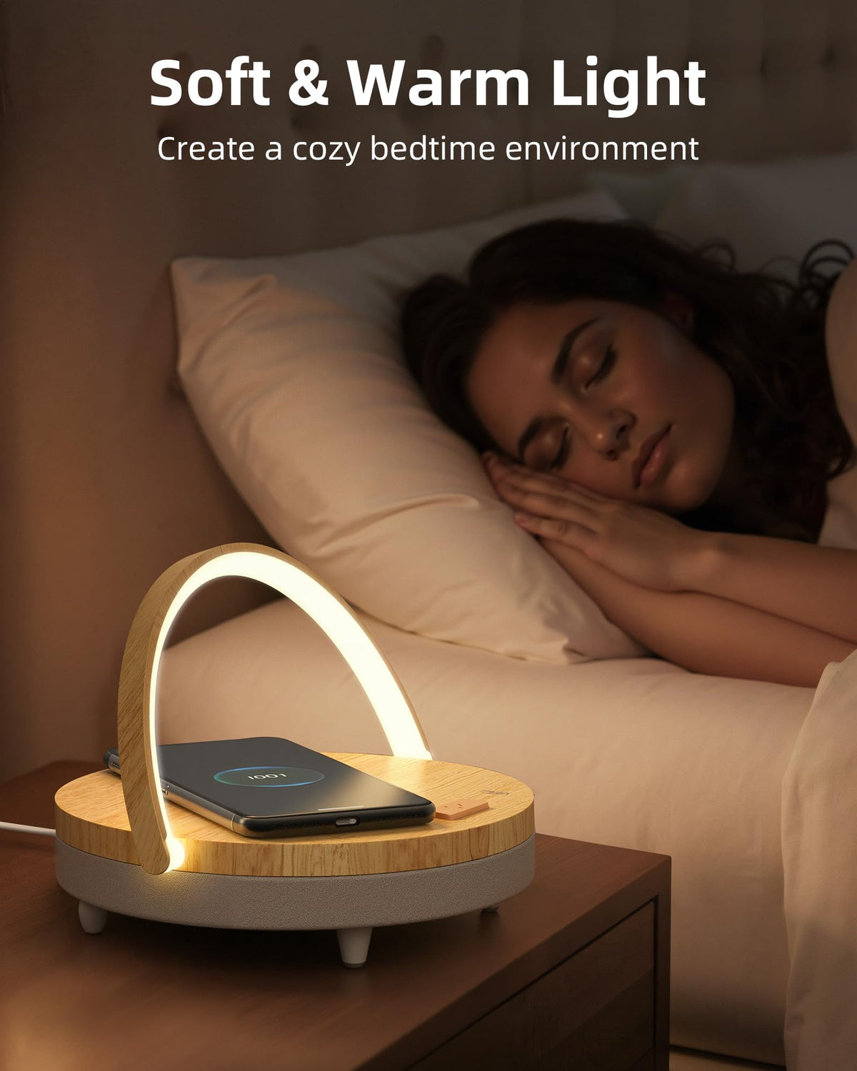 EZVALO Birthday Gifts for Women Music Table Lamp with - EZVALO Official Imagery - 4