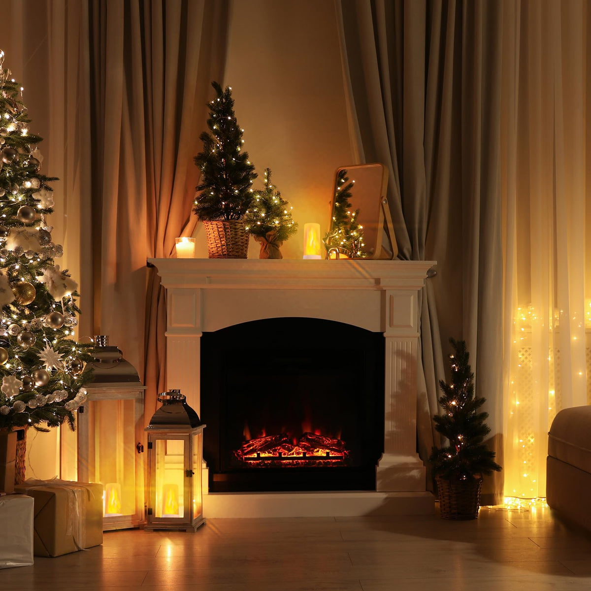 Upgraded Flame Lights with Remote Timer 4 Mode Rechargeable - Hompavo Official Imagery - 4