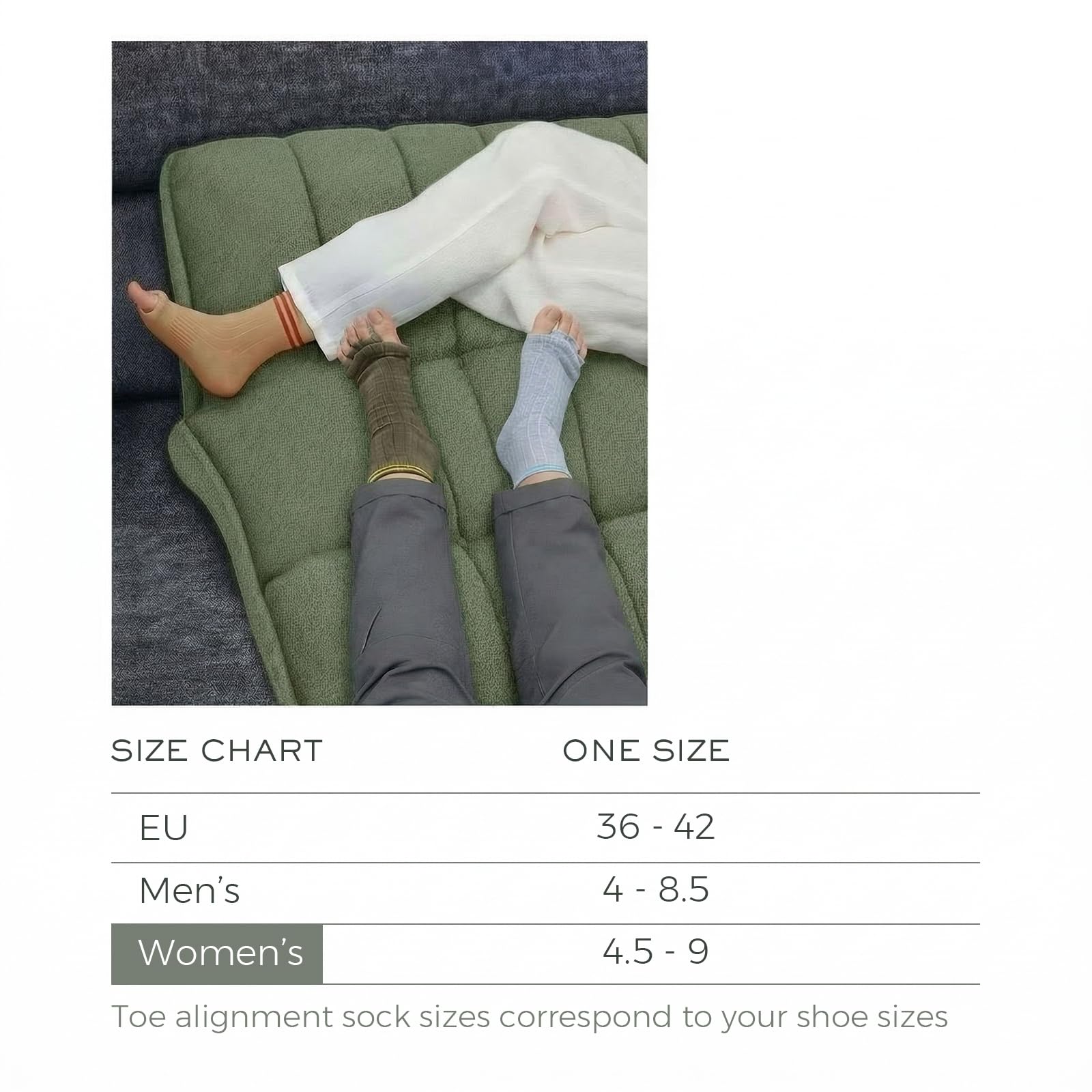 Burning Barefoot Toe Separator Socks – Foot Alignment & Pain Relief