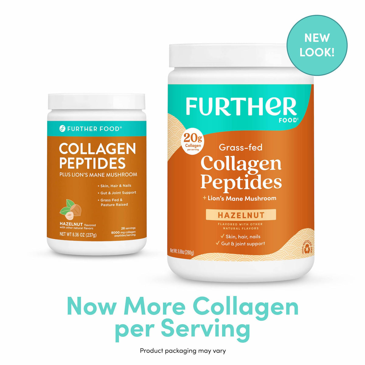 Further Food Hazelnut Collagen Peptides Powder 100 Grass Fed - Further Food Official Imagery - 7