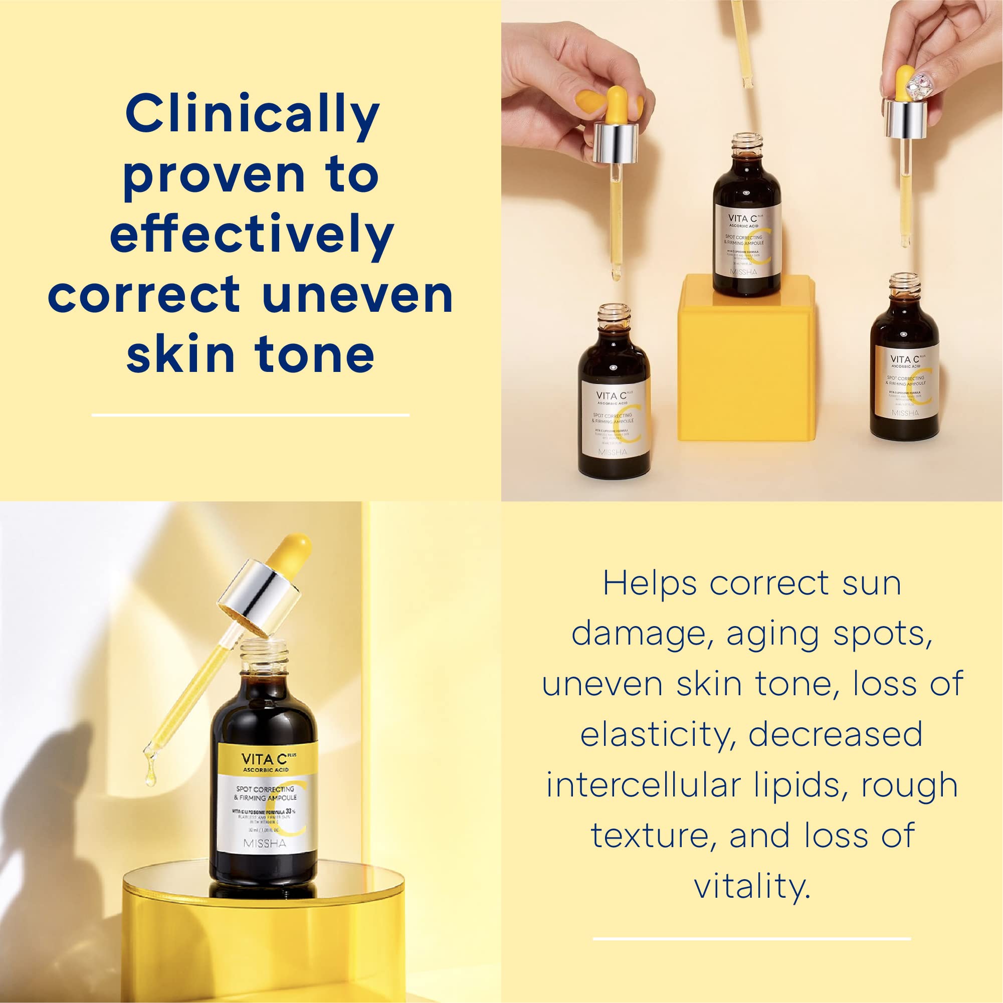 MISSHA Vita C Plus Ampoule Vitamin C Serum Korean Skin Care - MISSHA Official Imagery - 8