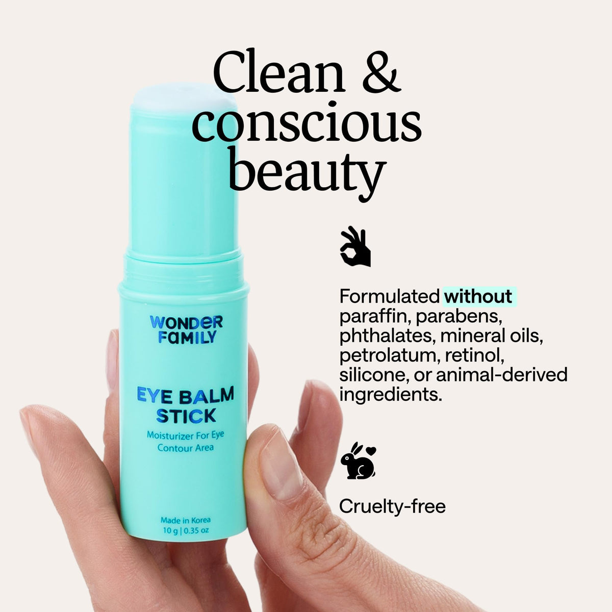 Korean Under Eye Balm Stick - WONDER FAMILY Official Imagery - 8