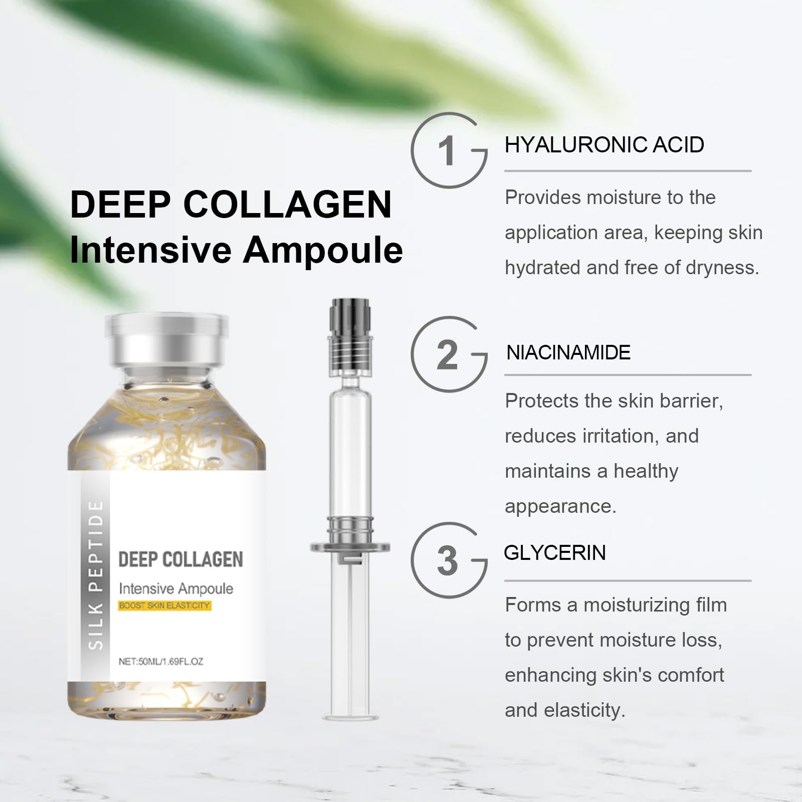 Silk Peptide Intensive Lifting Ampoule, Anti-Wrinkle Firming - MSKXUGSZ