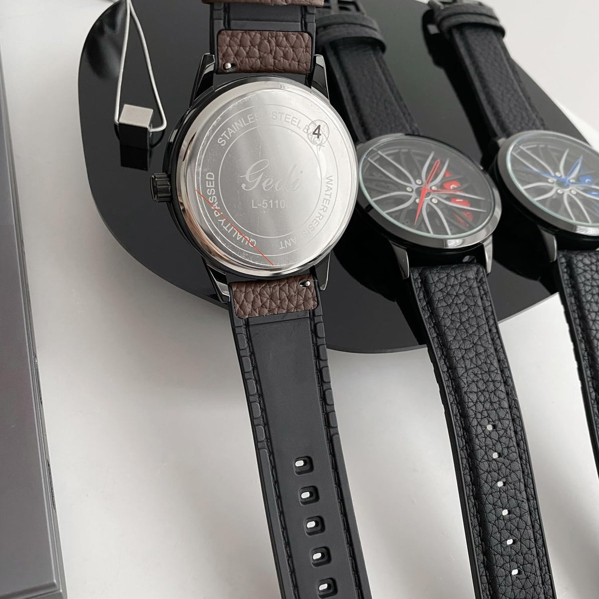FANMIS Men s Creative 3D Car Wheel Watches Rim Hub Design - FANMIS Official Imagery - 4