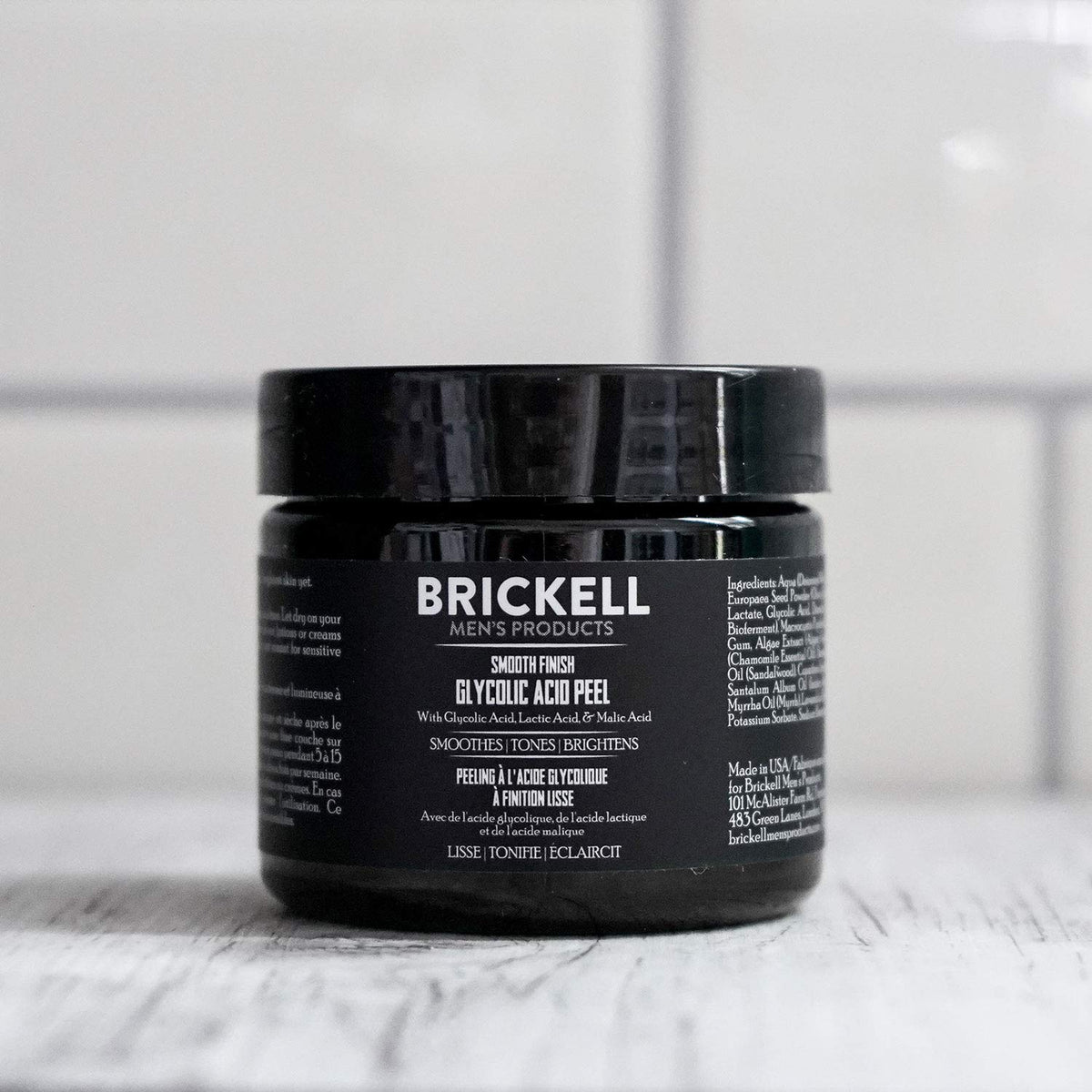 Brickell Men s Smooth Finish Glycolic Acid Peel For Men Anti - Brickell Men's Products Official Imagery - 3