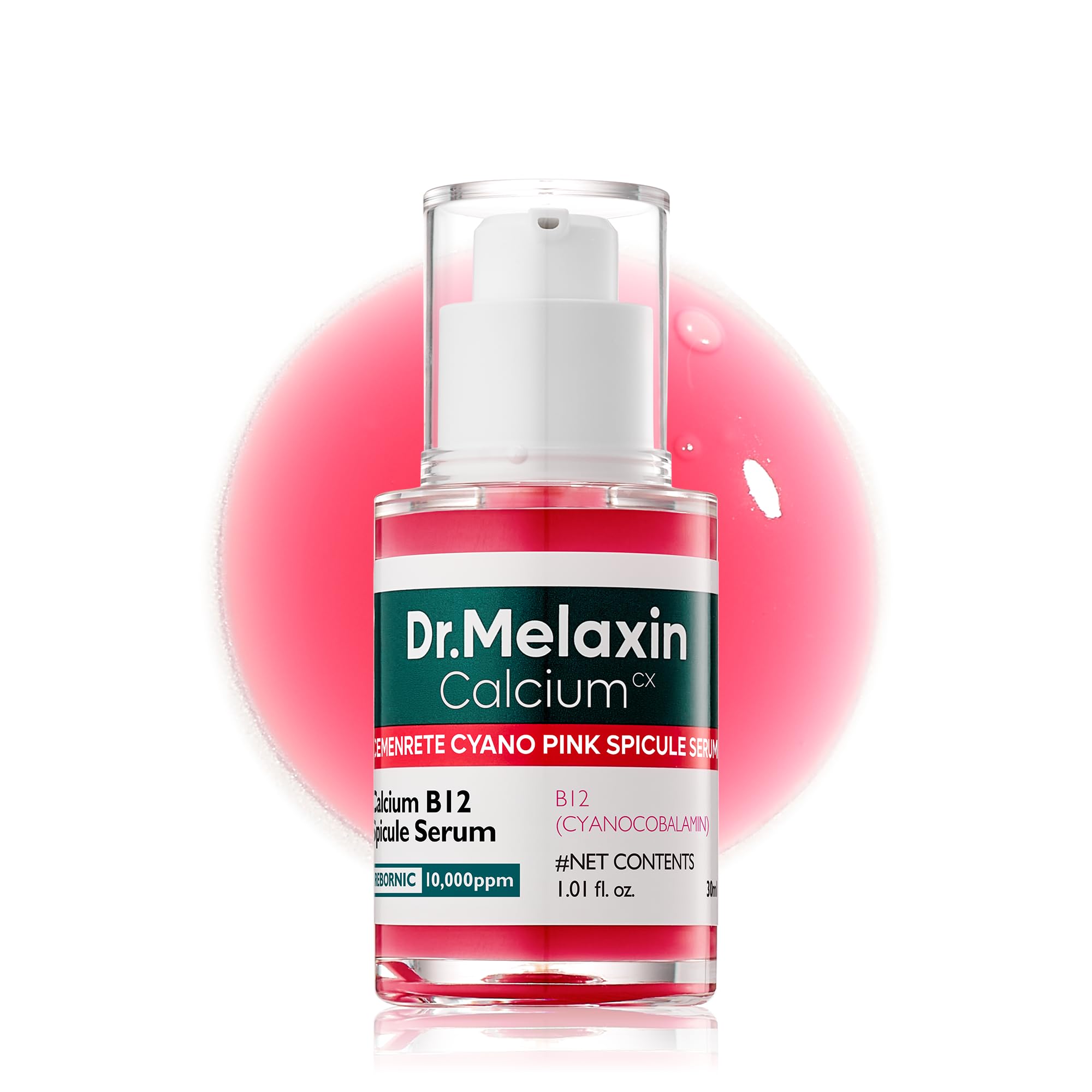 Dr.Melaxin Cyano Pink Spicule Serum with Vitamin B12, Liquid - Dr.Melaxin