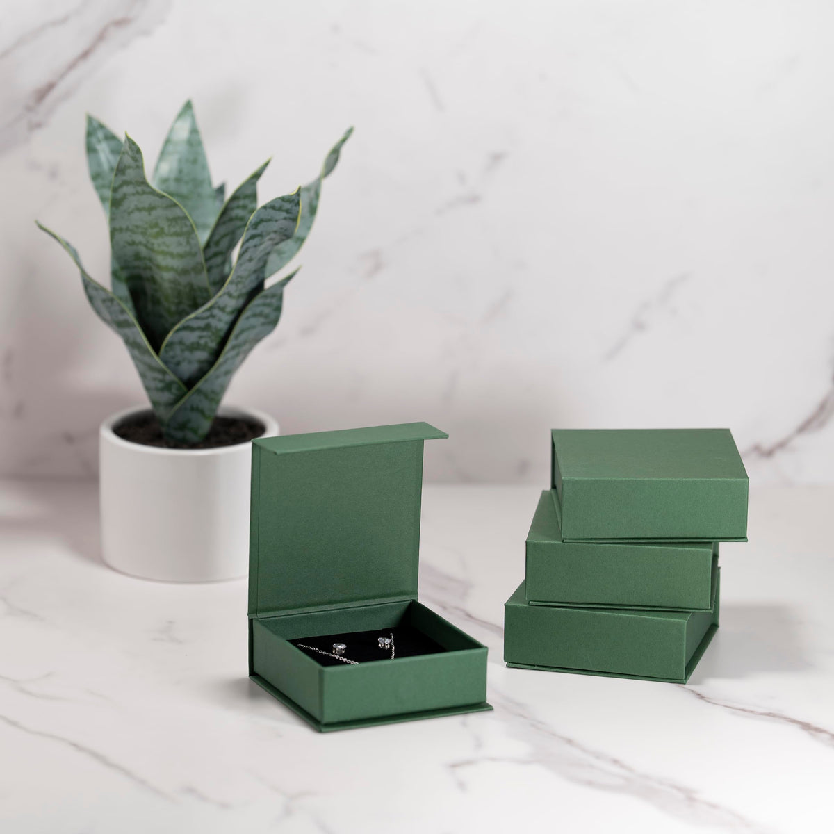 JPB Jewelry Box Magnetic Jewelry Gift Box with Velvet Foam - JPB JEWELRY BOX CO. Official Imagery - 3