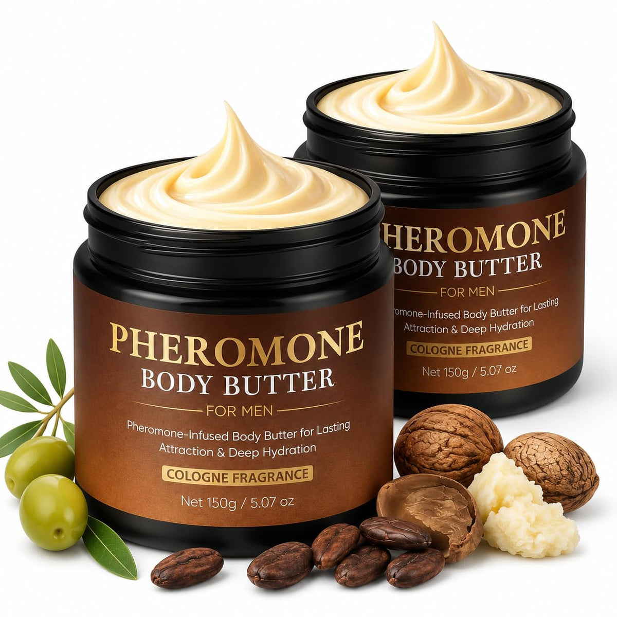 Pheromone Body Butter for Men Cologned Fragrance Skin Body - SDUQULK Official Imagery - 8