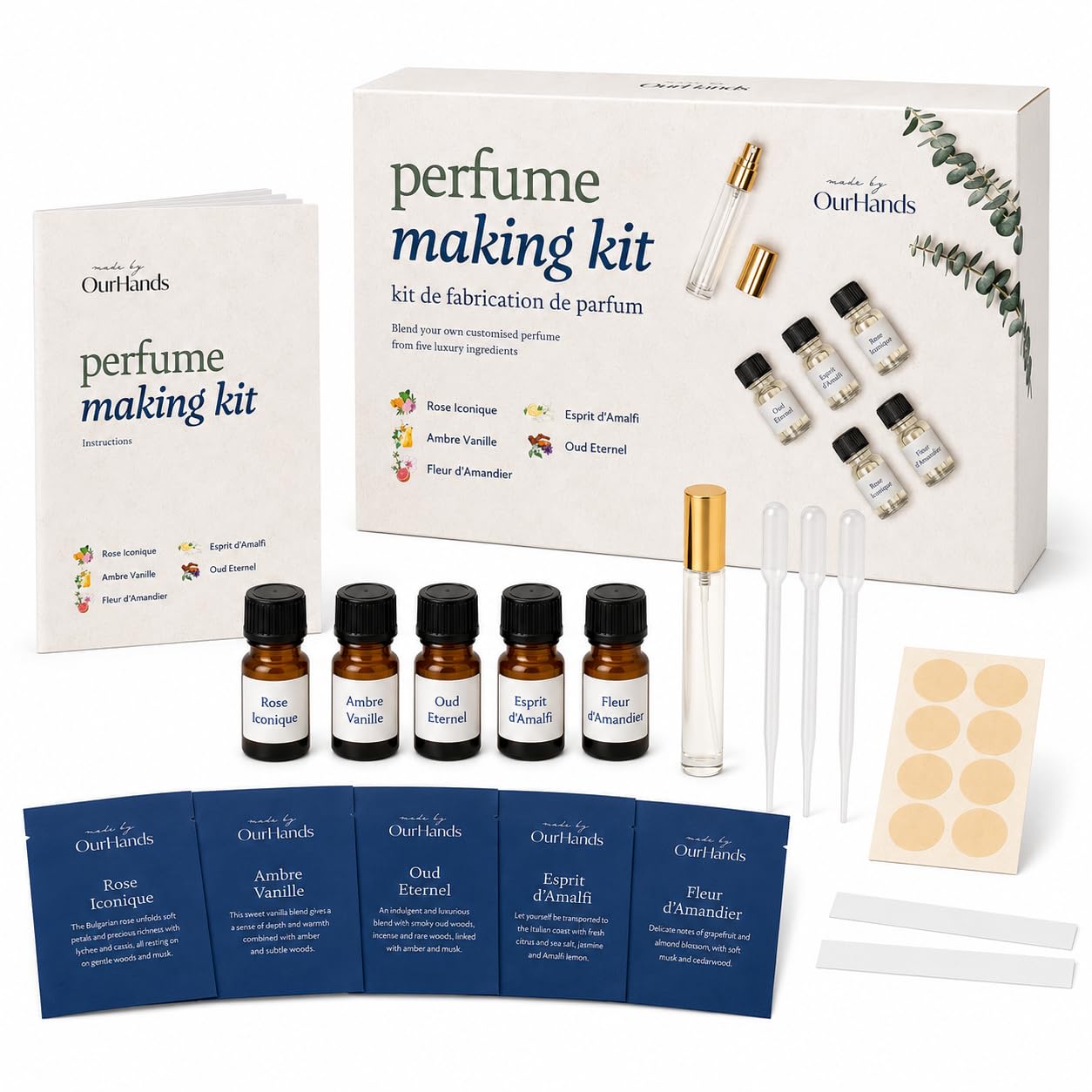 Perfume Making Kit Create Your Own Signature Perfume with 5 - Product Imagery
