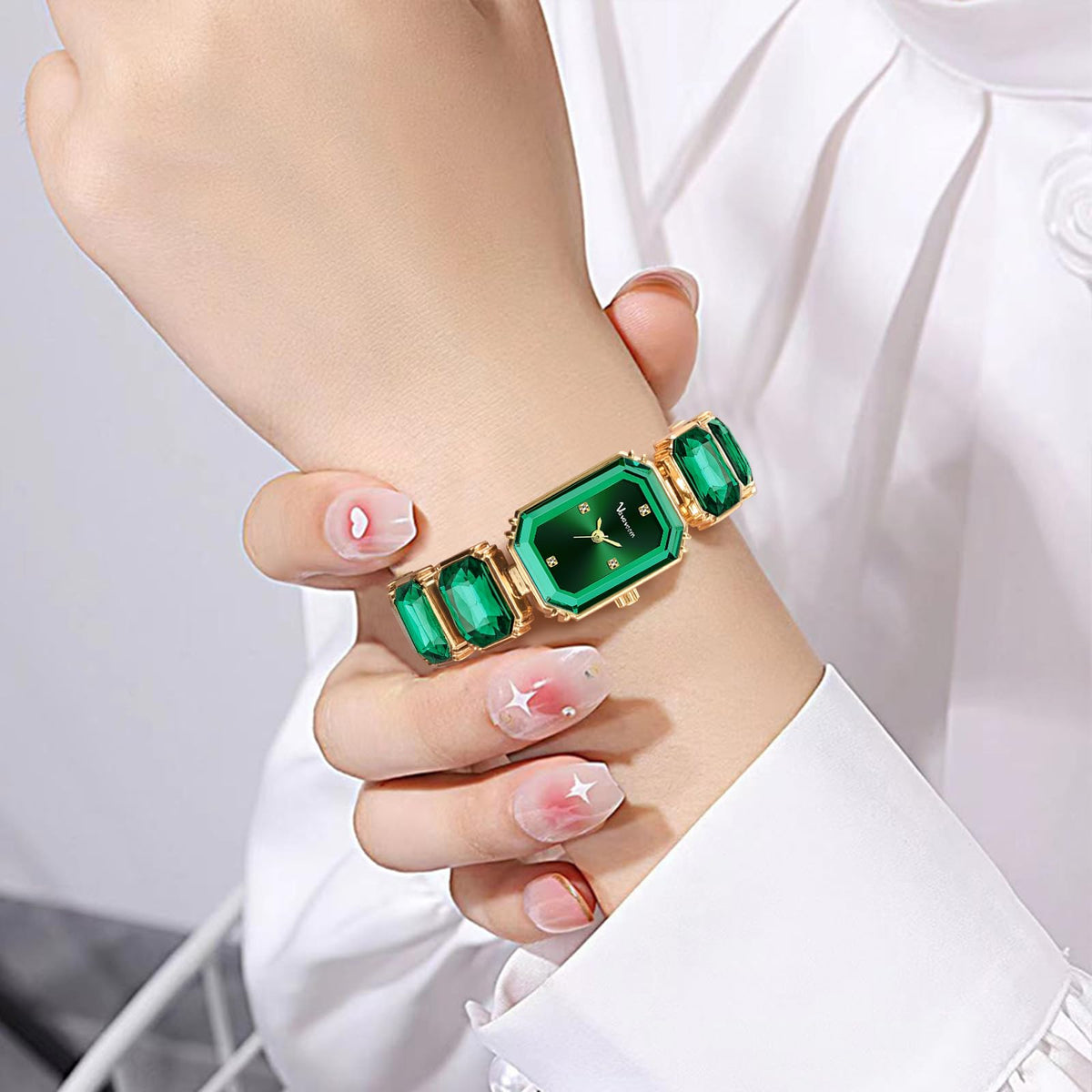 Gosasa Luxury Women s Crystal Bracelet Watch Elegant - Gosasa Official Imagery - 3