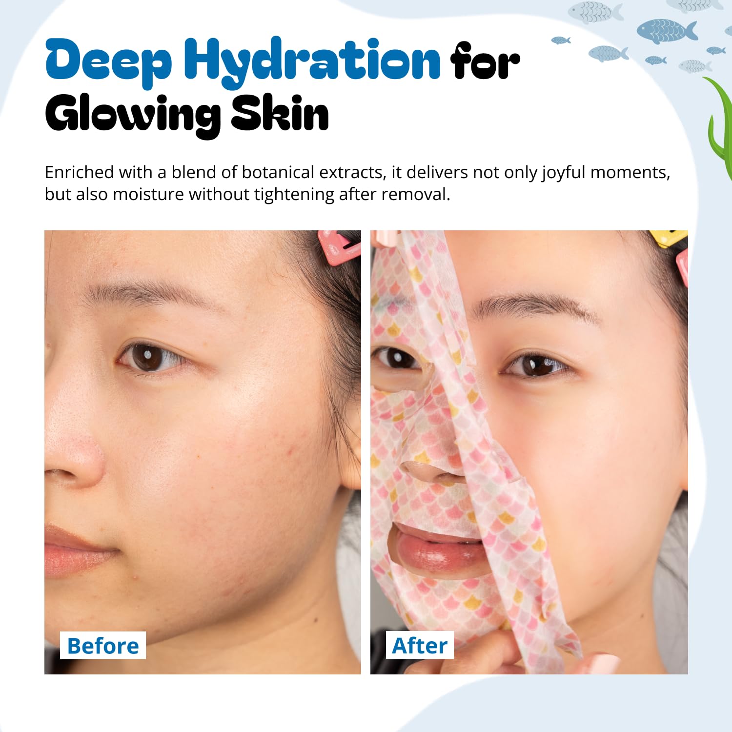 Epielle Character Face Mask Wave Wild 6 Pack Fun Effective - Epielle Official Product Imagery - 6