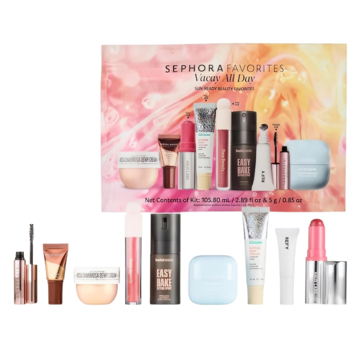 Sephora Favorites Limited Edition Vacay All Day 9 Piece - SEPHORA Official Imagery - 2