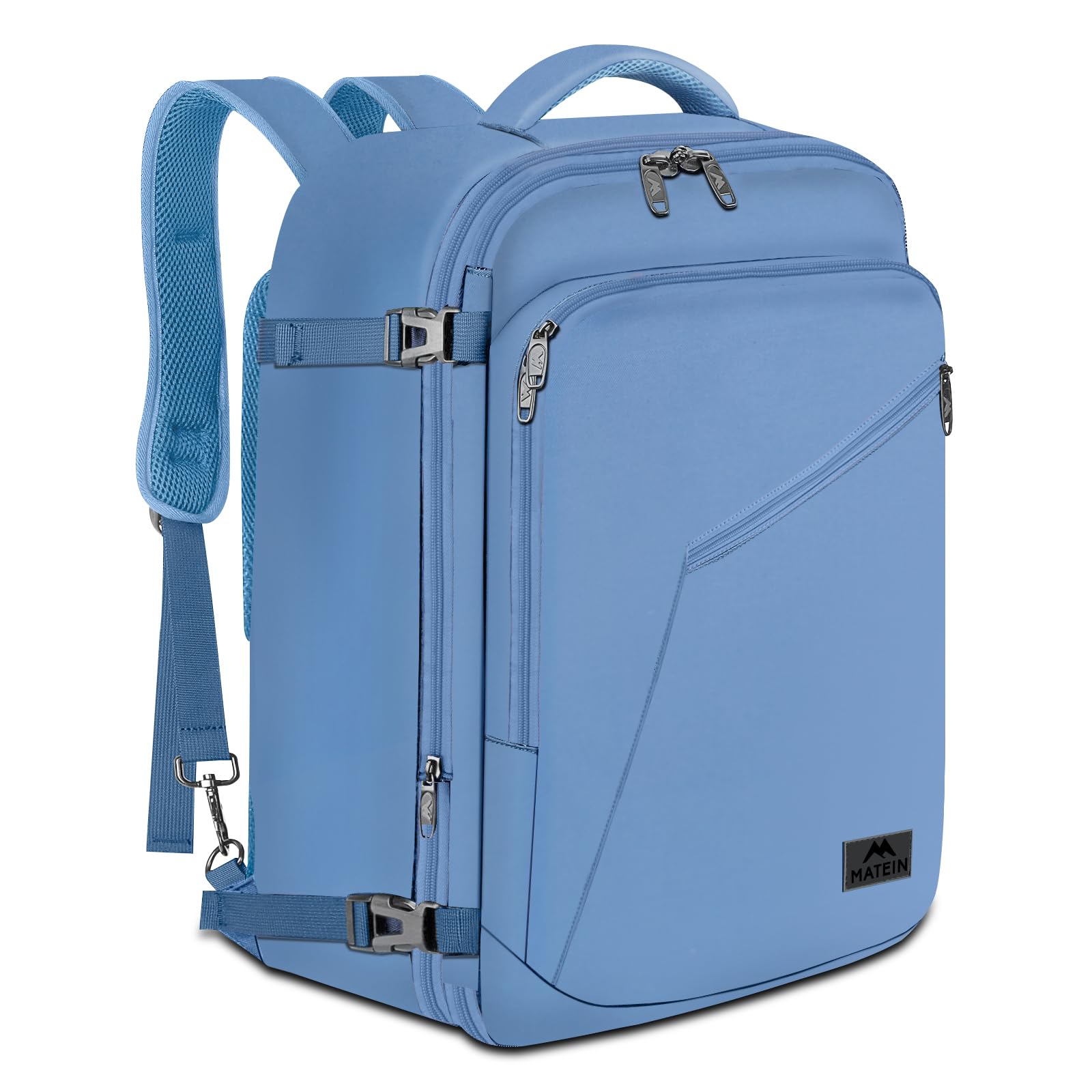 MATEIN Cute Backpack for Women, Expandable Carry on Backpack for - Product Imagery