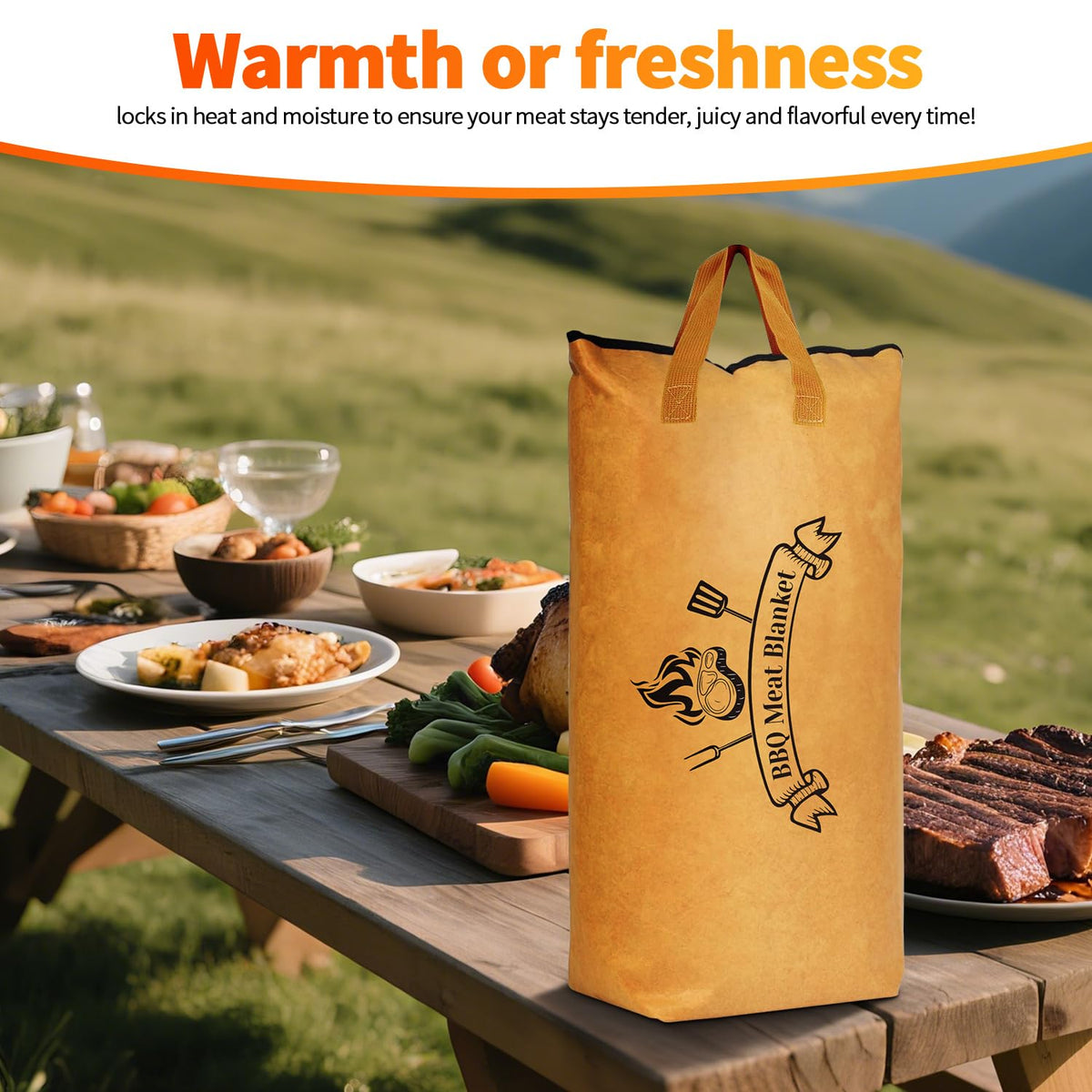 BBQ Blanket for Resting Meat Insulated Smoker Blanket - Comboproof Official Imagery - 3