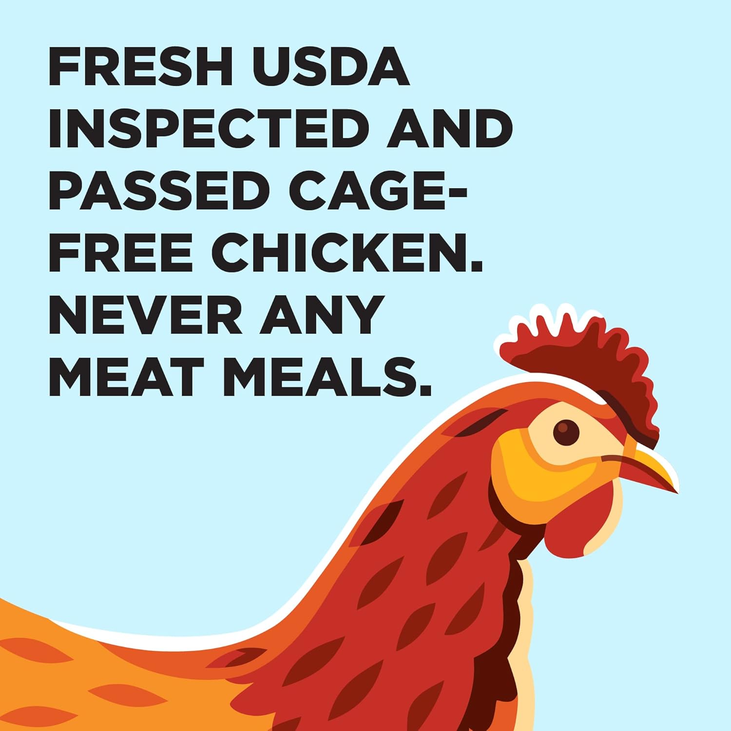BIXBI Liberty grain-free dry dog food with chicken recipe, high protein, fresh meat, USA made, 11 lbs bag