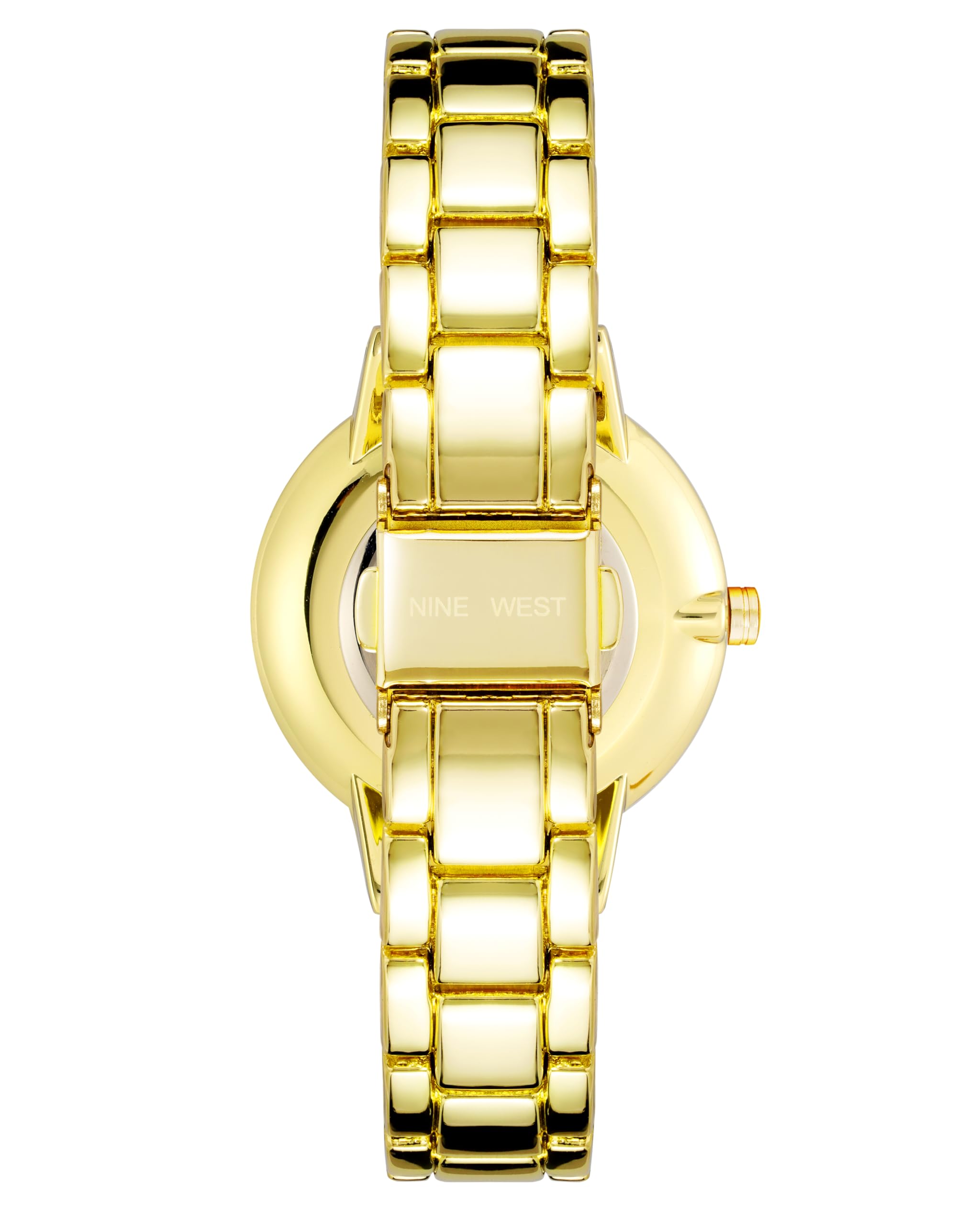 Nine West Women's Crystal Accented Bracelet Watch - View 3