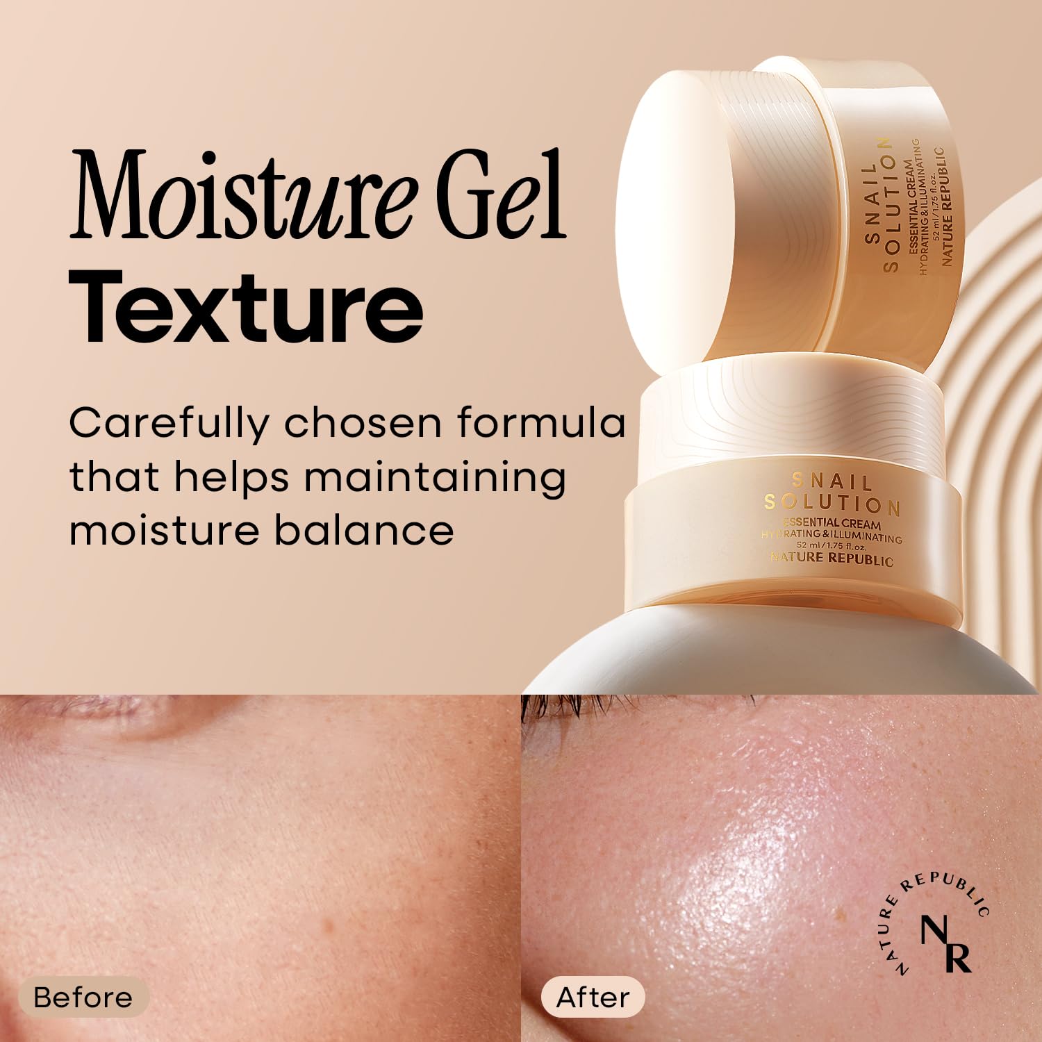 Nature Republic Snail Mucin Cream | Hydrating Korean Moisturizer for Repair & Glow, K-Beauty Skincare, Anti-Aging Facial Cream, 52mL / 1.75 Fl.Oz - Nature Republic Official Product View 7