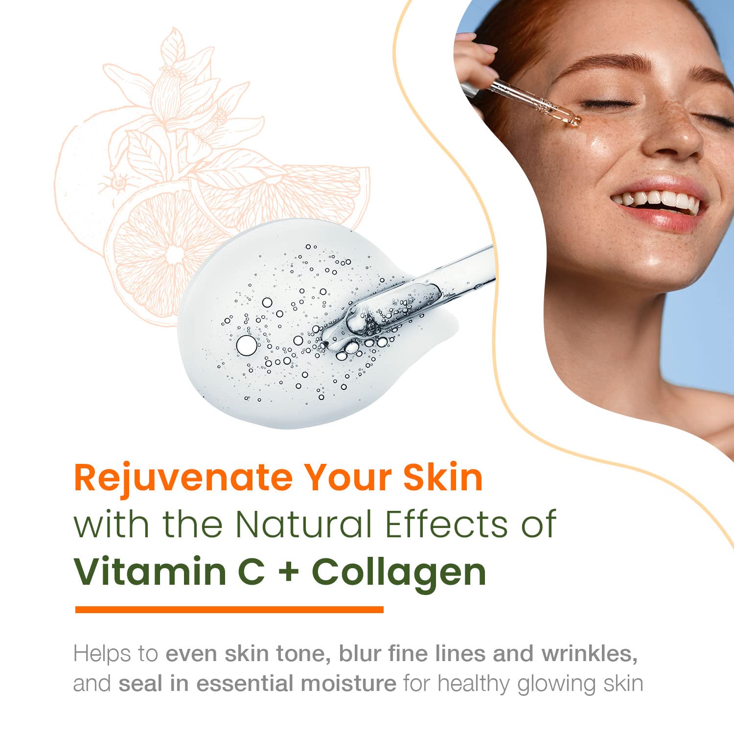 Natural Chemist Vitamin C Serum With Collagen - Dermatologist Tested & Skin - Natural Chemist Official Product View 3