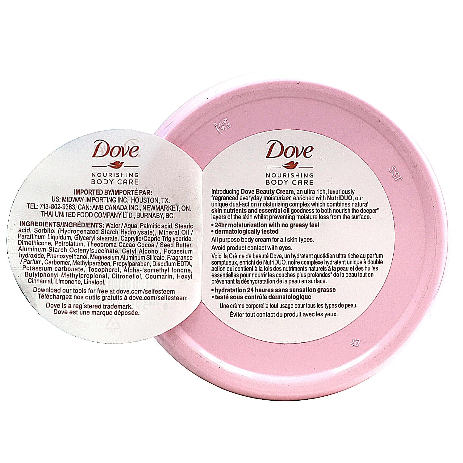 Dove Nourishing Body Care, Face, Hand, and Body Beauty Cream for - Dove