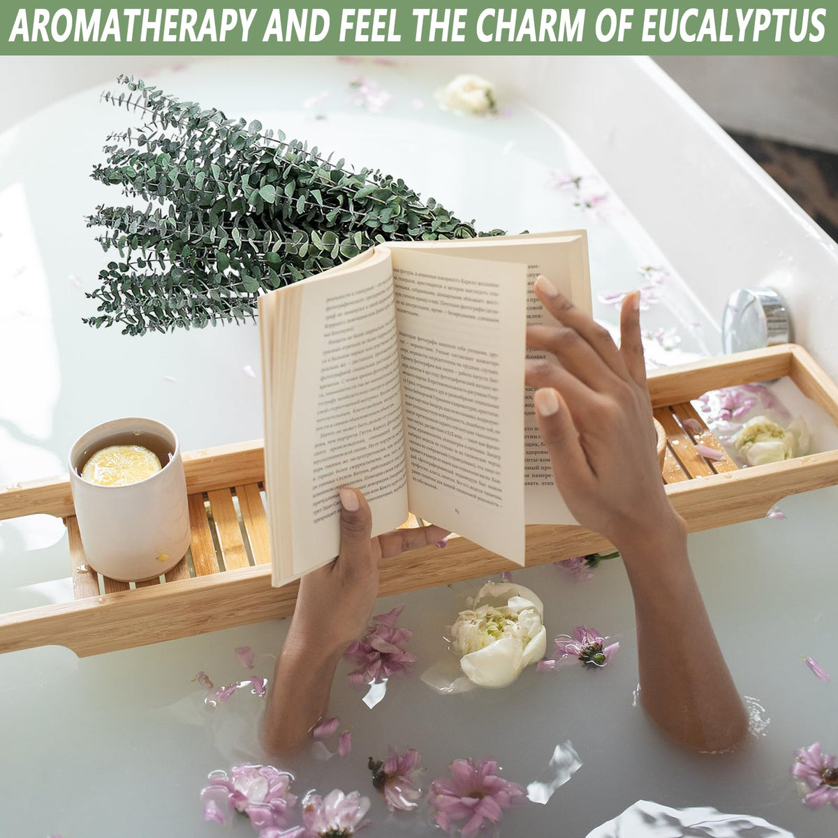10 Pcs Dried Eucalyptus Stems 17 Real Eucalyptus for Shower - FAVOWREATH Official Imagery - 8