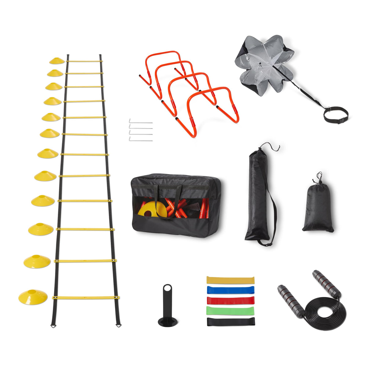 Amazon Basics Sports Agility Ladder Speed Training Equipment - Amazon Basics Official Imagery - 1