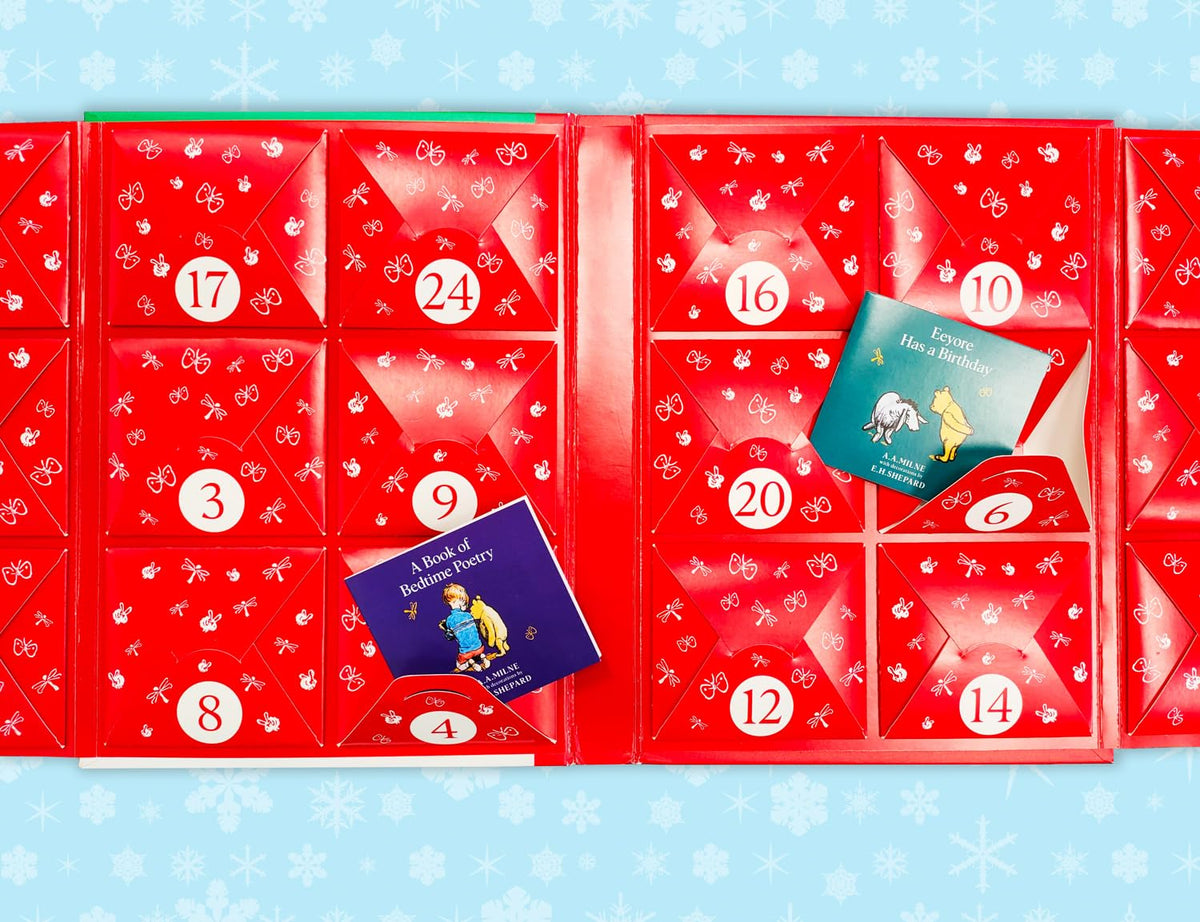 Winnie the Pooh Advent Calendar Book Collection Official NEW - by             
		   A.A. Milne     
       			(Author),  
       	 
	            
		   E.H. Shepard     
       			(Author) 
       	             Format: Novelty Book Official Imagery - 5