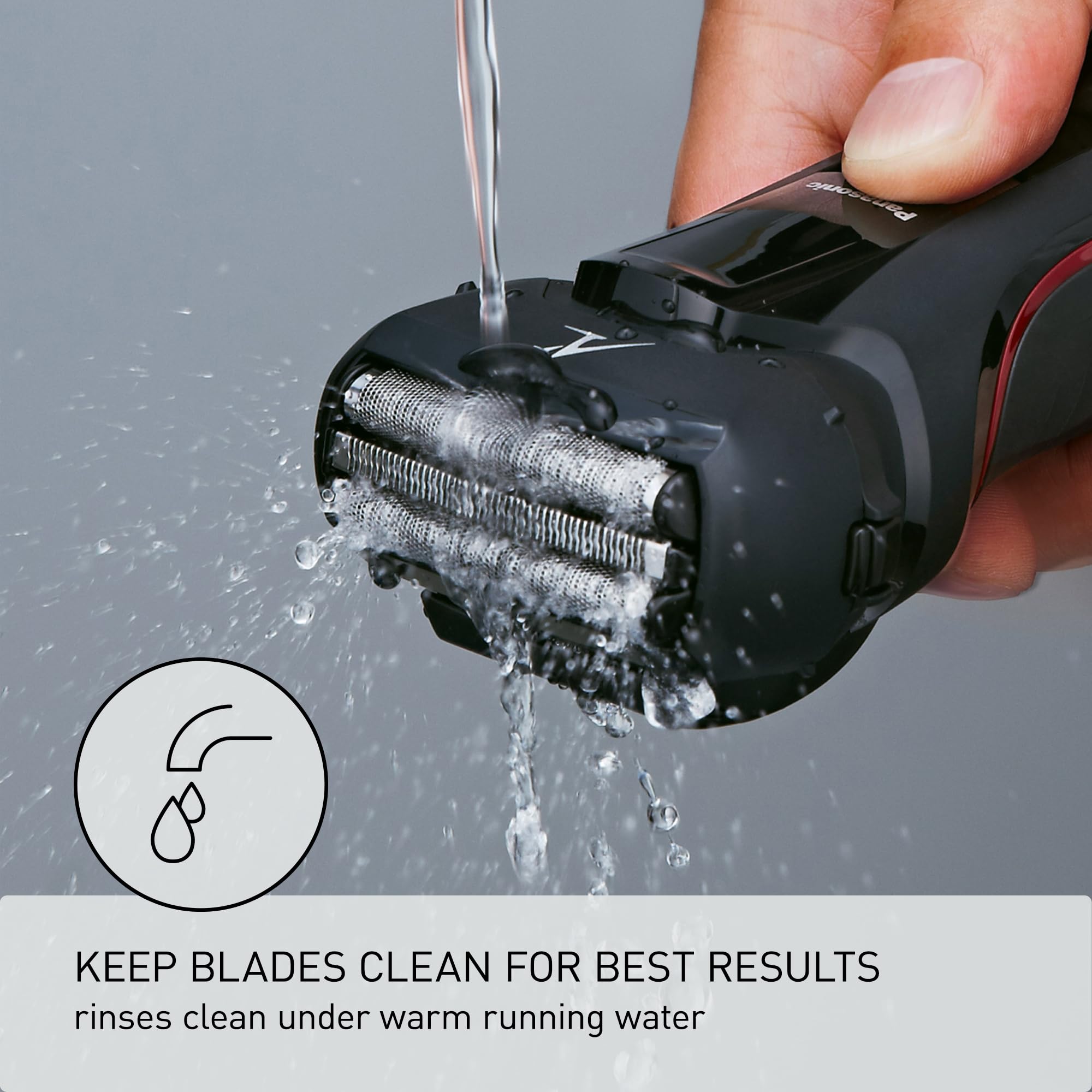 Panasonic Shaver Replacement Outer Foil WES9087PC, Compatible with ARC3 3-Blade Shavers ES-LL41-K, ES8103S