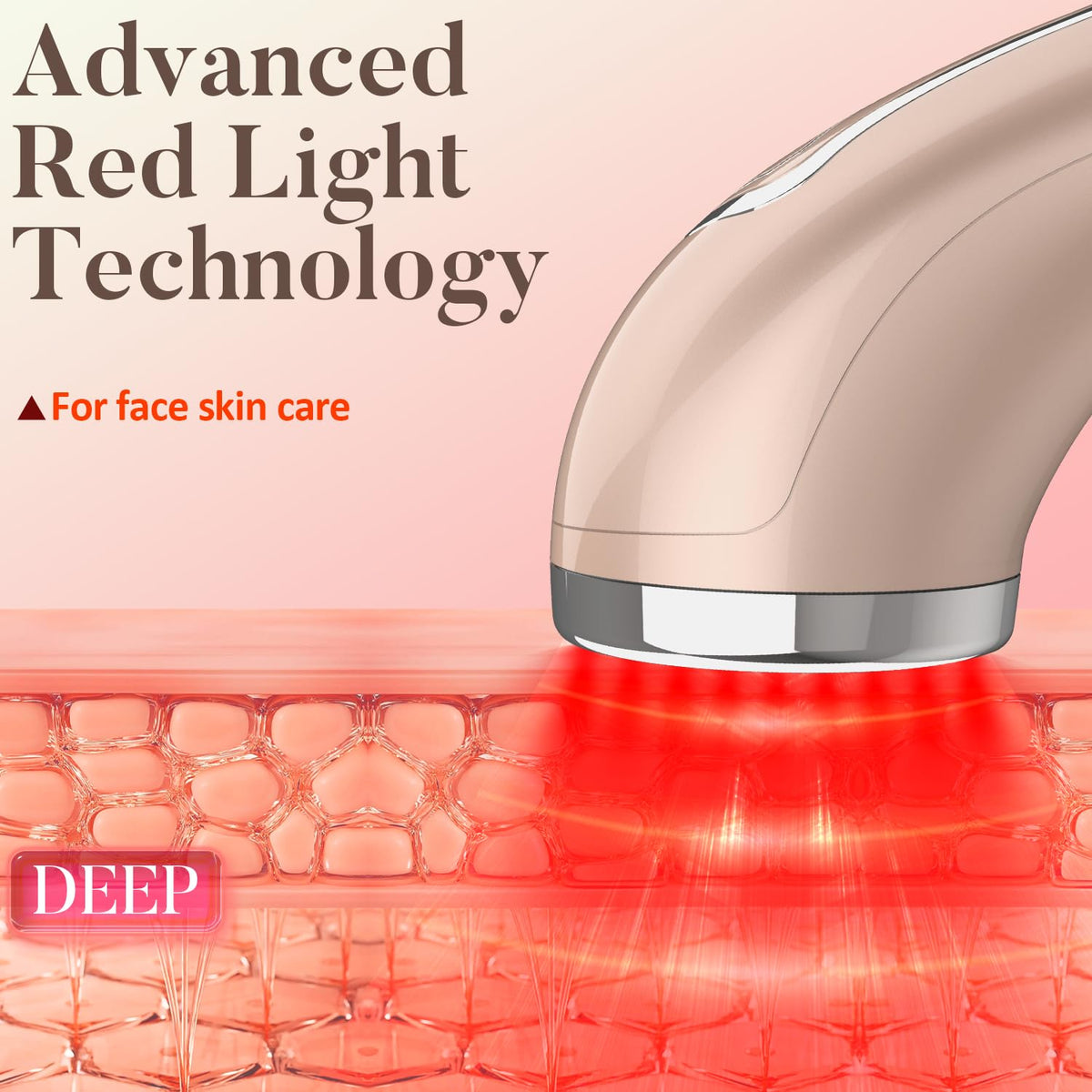 Uaike Red Light Therapy Device for Face Home Use - Uaike Official Imagery - 3