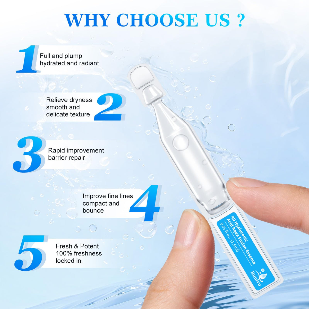 Hyaluronic Acid Serum for Face 3 4D Deep Hydrating Facial - BurGift Official Imagery - 7