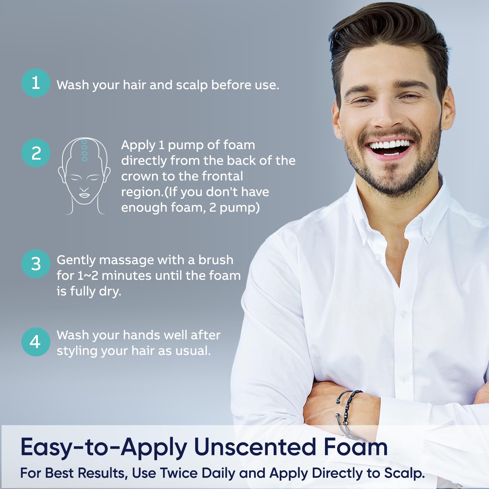 Artimore 5% Minoxidil Foam and Women, Minoxidil Foam for Hair and Beard, - Artimore Official Product View 6