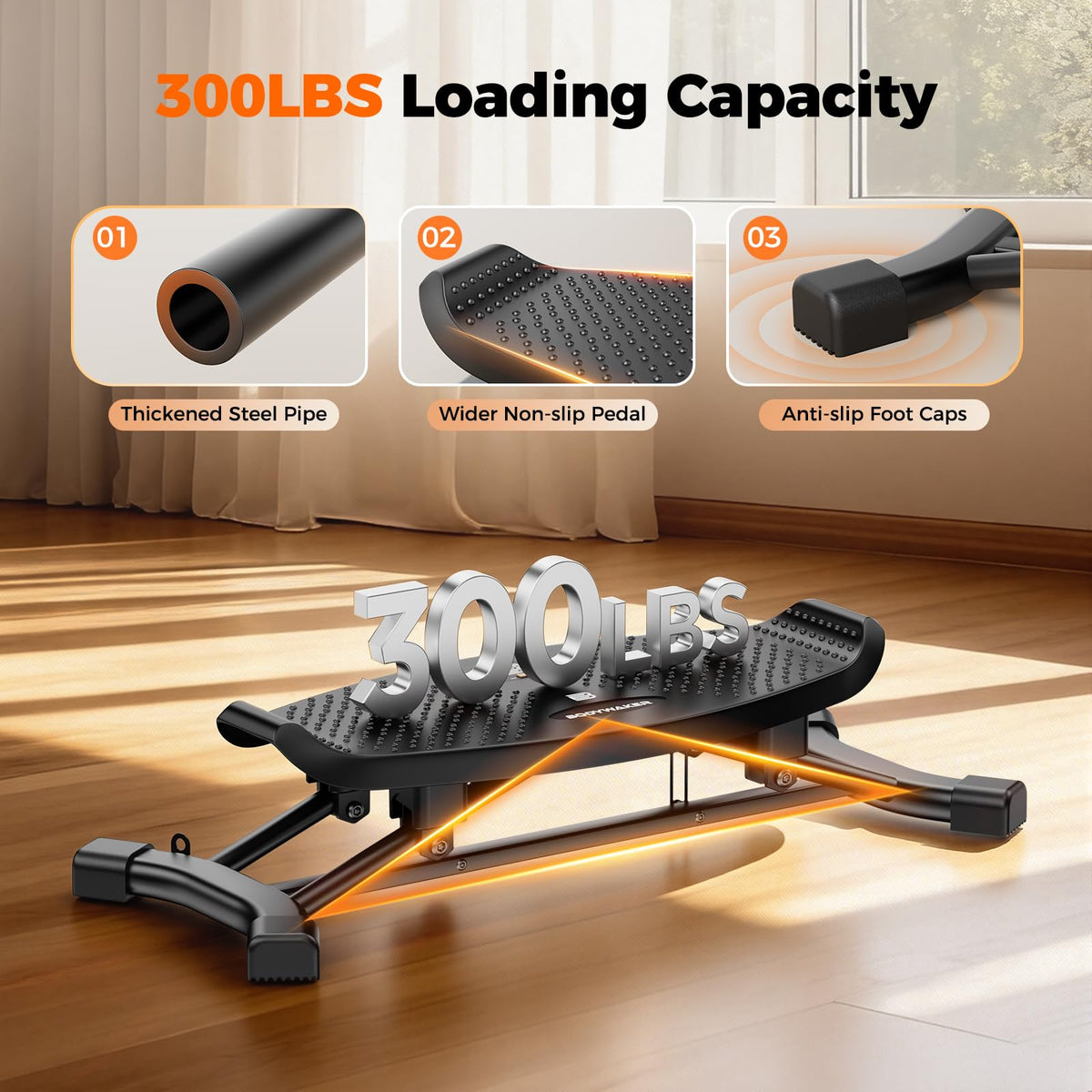 Balance Board for Full Body Workout Wobble Board with LCD - BODYWAKER Official Imagery - 6