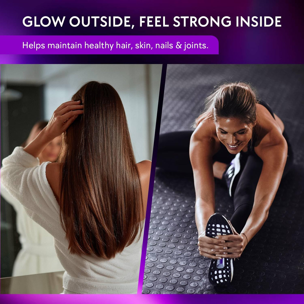 Biotin Gummies 10000mcg for Hair Growth Support - YOLOBALANCE Official Imagery - 8