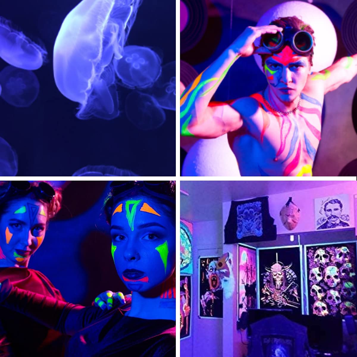 50W LED Black Lights for Glow Party IP65 Waterproof UV - Waygor Official Imagery - 8