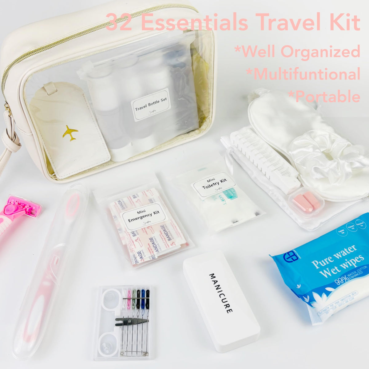 Travel Kit For Wedding And Honeymoon Emergency 32 Essential - SlendyPop Official Imagery - 3