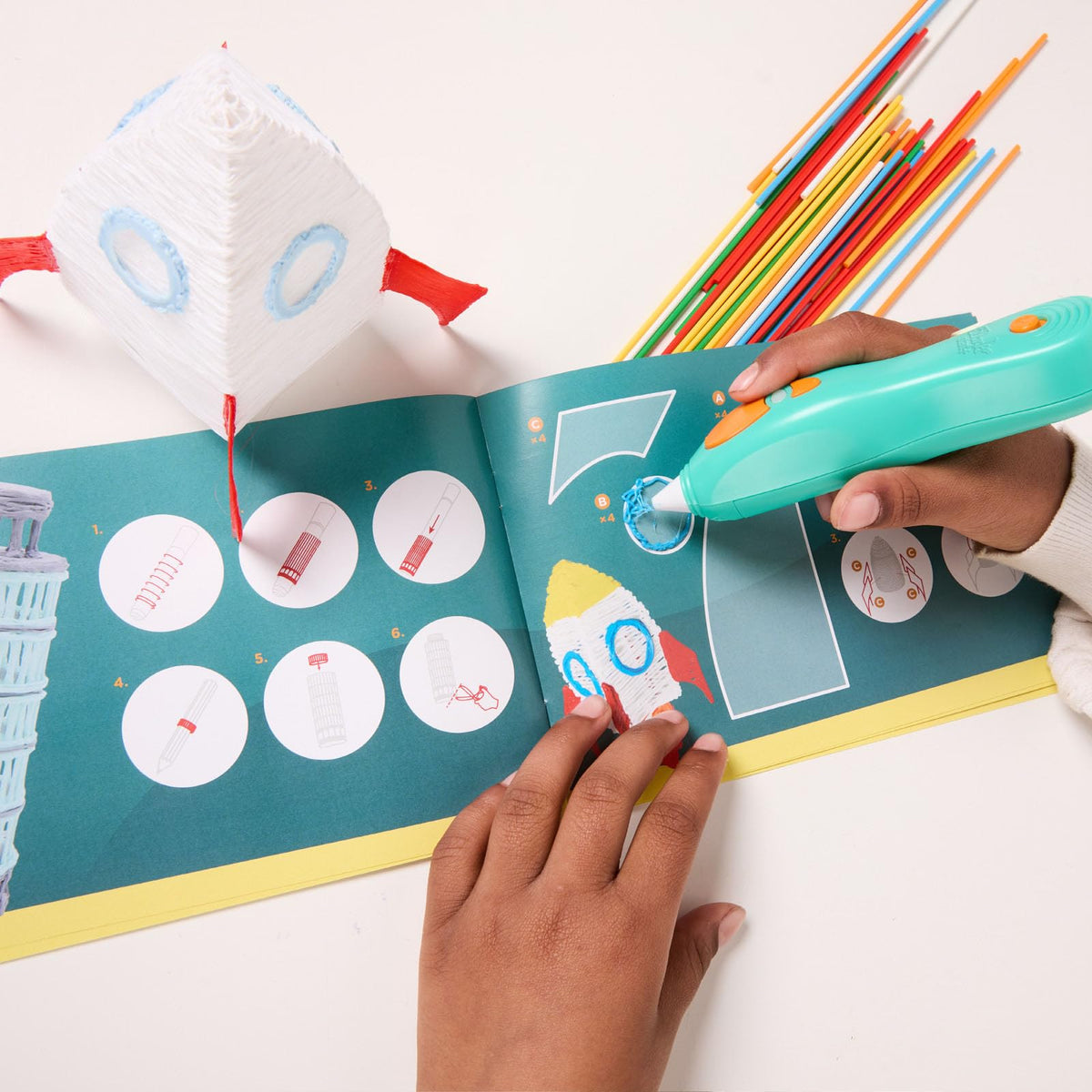 3Doodler Start Essentials 3D Pen Set for Kids Easy to Use - Premium Selection Official Imagery - 8