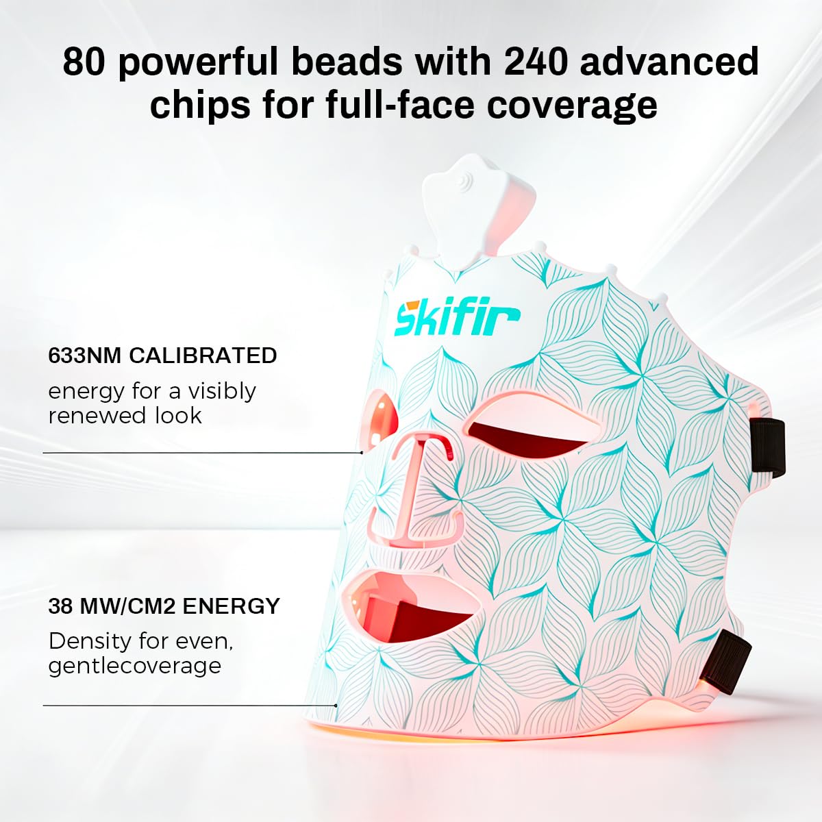 Wireless Photoelectric Beauty Red Light Mask Sustainable - skifir Official Imagery - 4