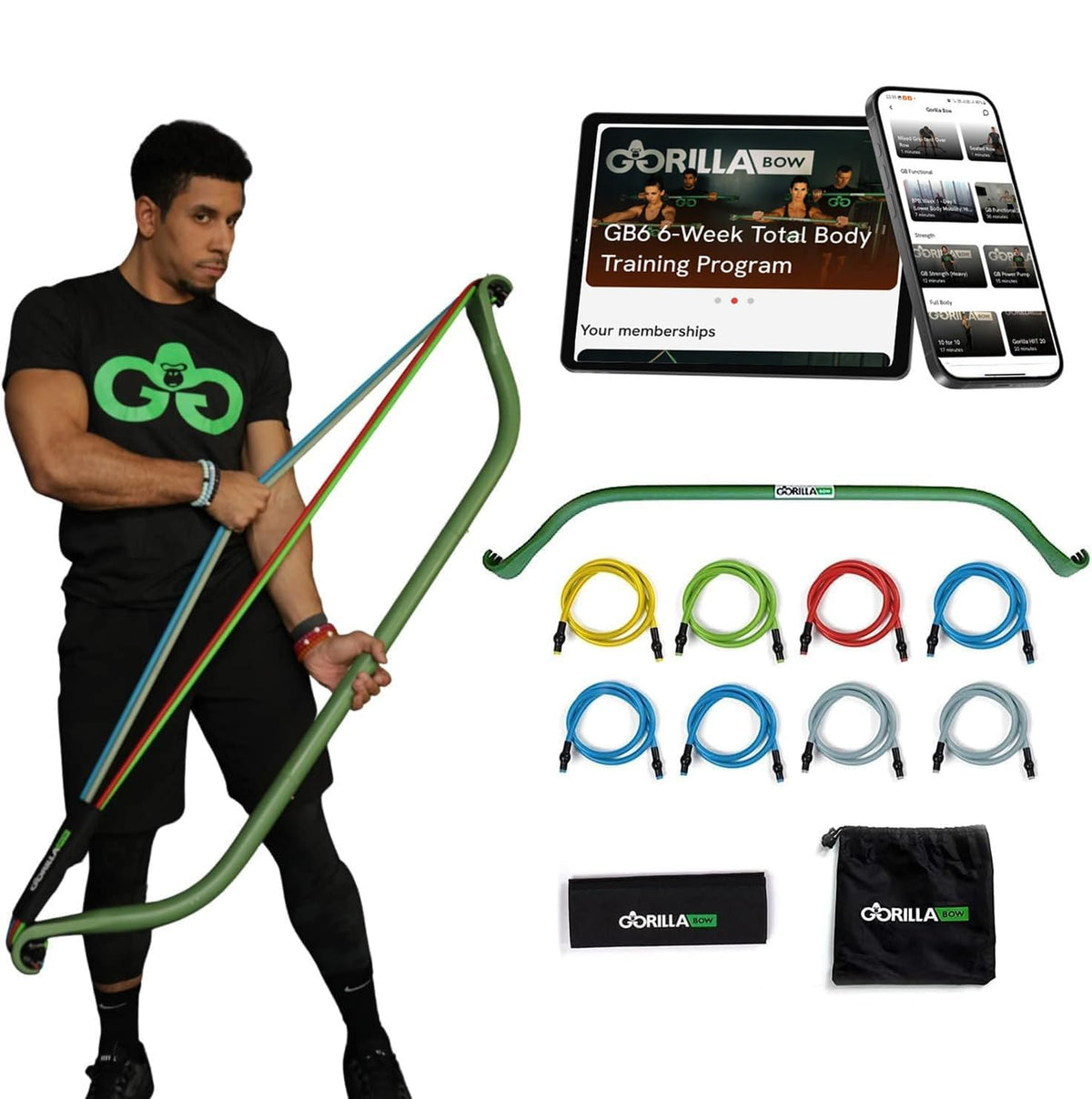 Original All in One Portable Home Gym System Professional - Gorilla Bow Official Imagery - 1