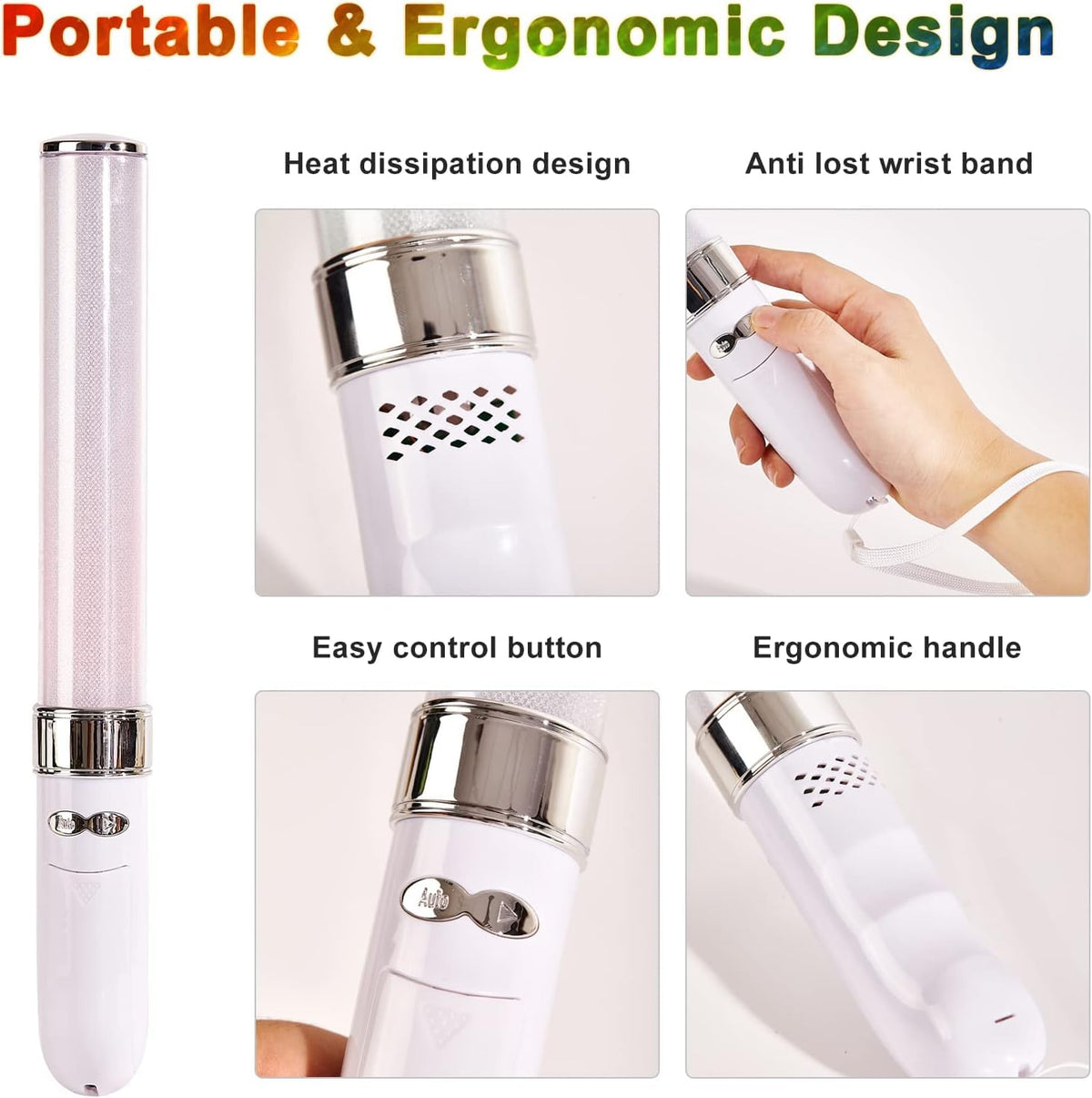 LED Glow Stick 18 Multicolor Flash Light Stick for Concerts - HOHUIGO Official Imagery - 5