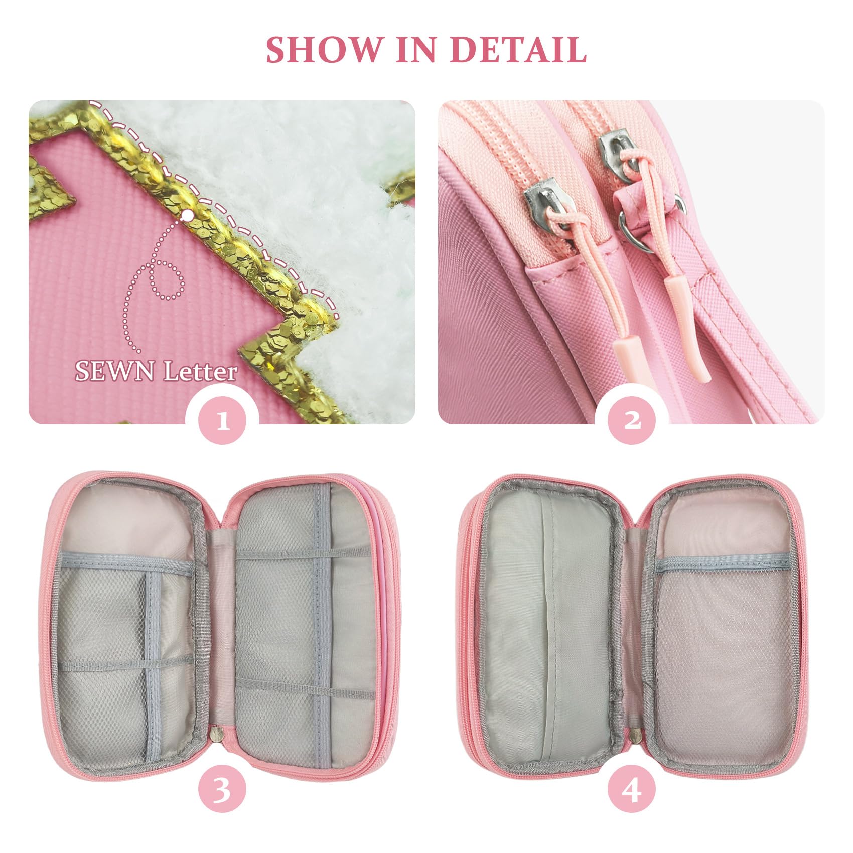 COSHAYSOO Personalized Electronics Travel Organizer Cable Management C - View 4
