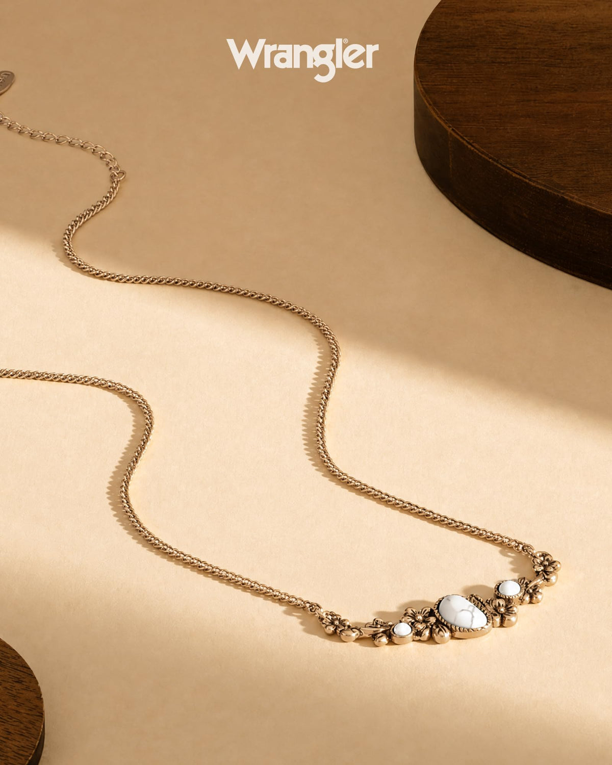 Wrangler Floral Stone Turquoise Necklace Turquoise Jewelry - Montana West Official Imagery - 8