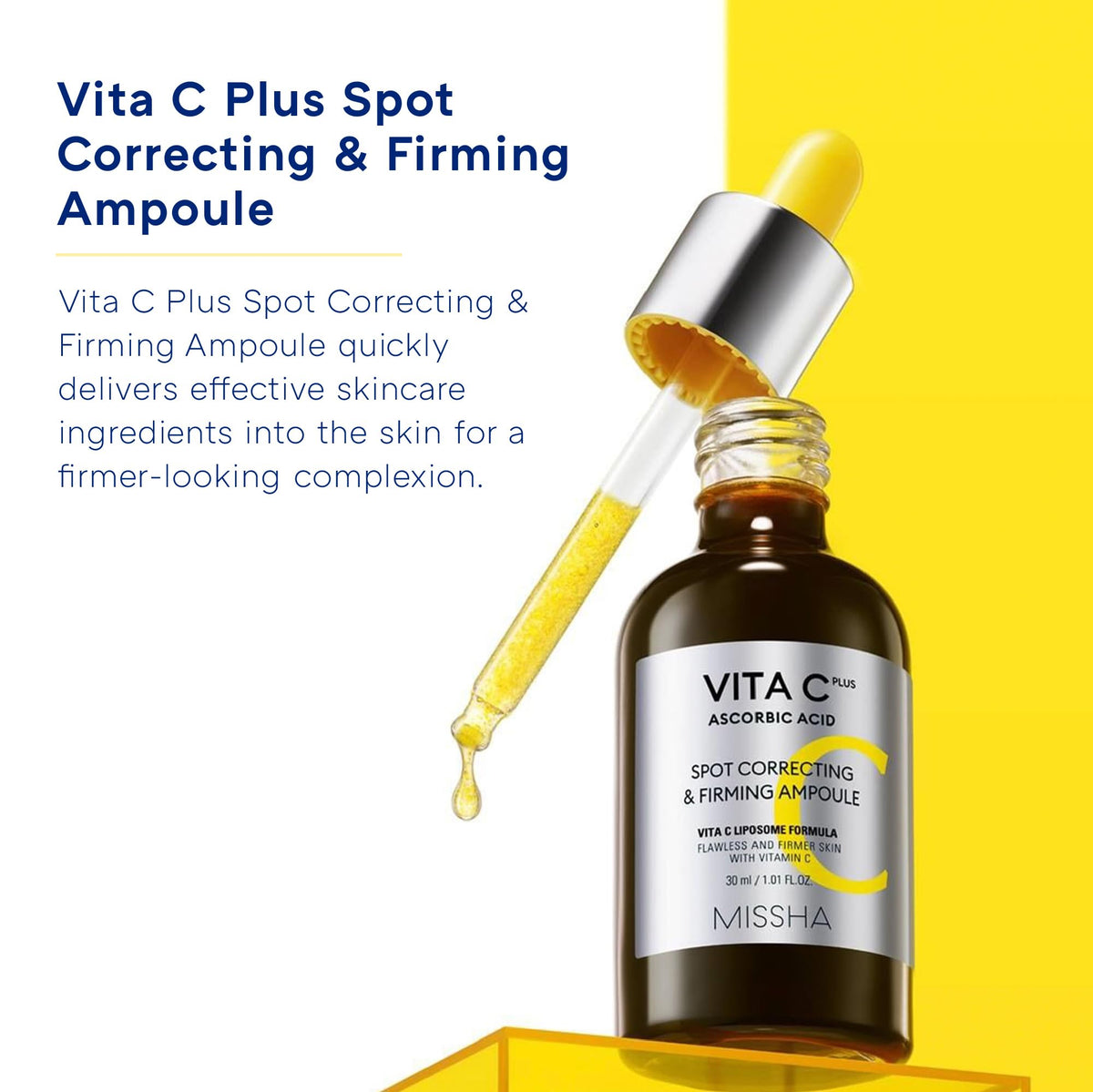 MISSHA Vita C Plus Ampoule Vitamin C Serum Korean Skin Care - MISSHA Official Imagery - 4