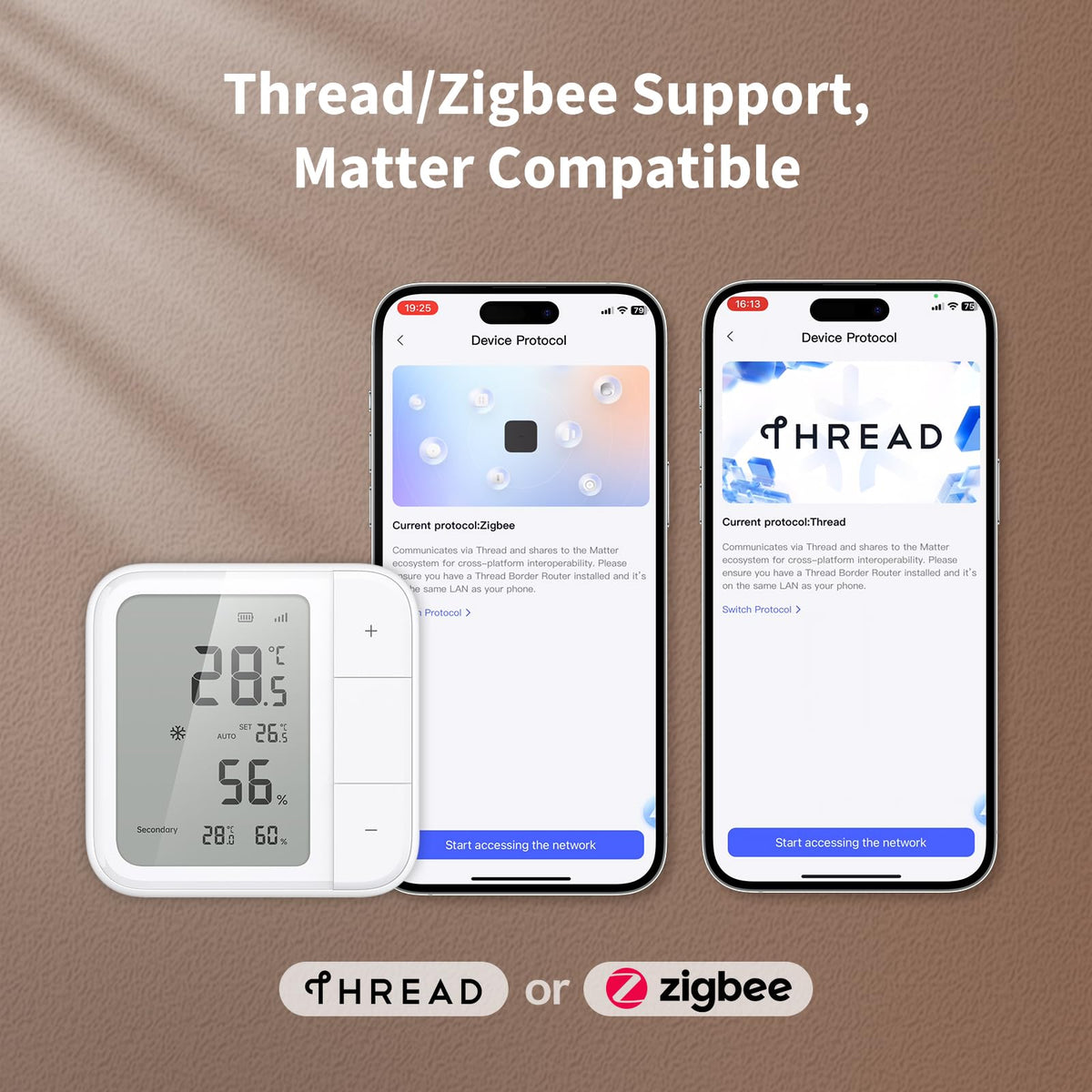 Aqara Thread Zigbee Smart Climate Sensor W100 Wireless - Aqara Official Imagery - 3